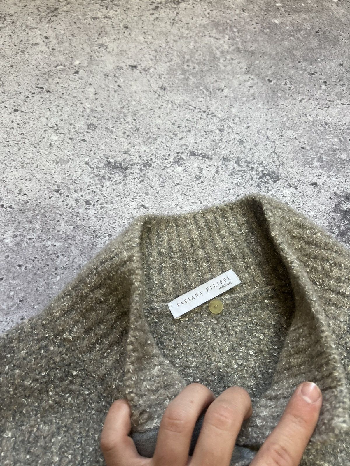 Fabiana Filippi Fabiana Filippi Merino Wool Cardigan Sweater Size XS / US 0-2 / IT 36-38 - 9 Thumbnail