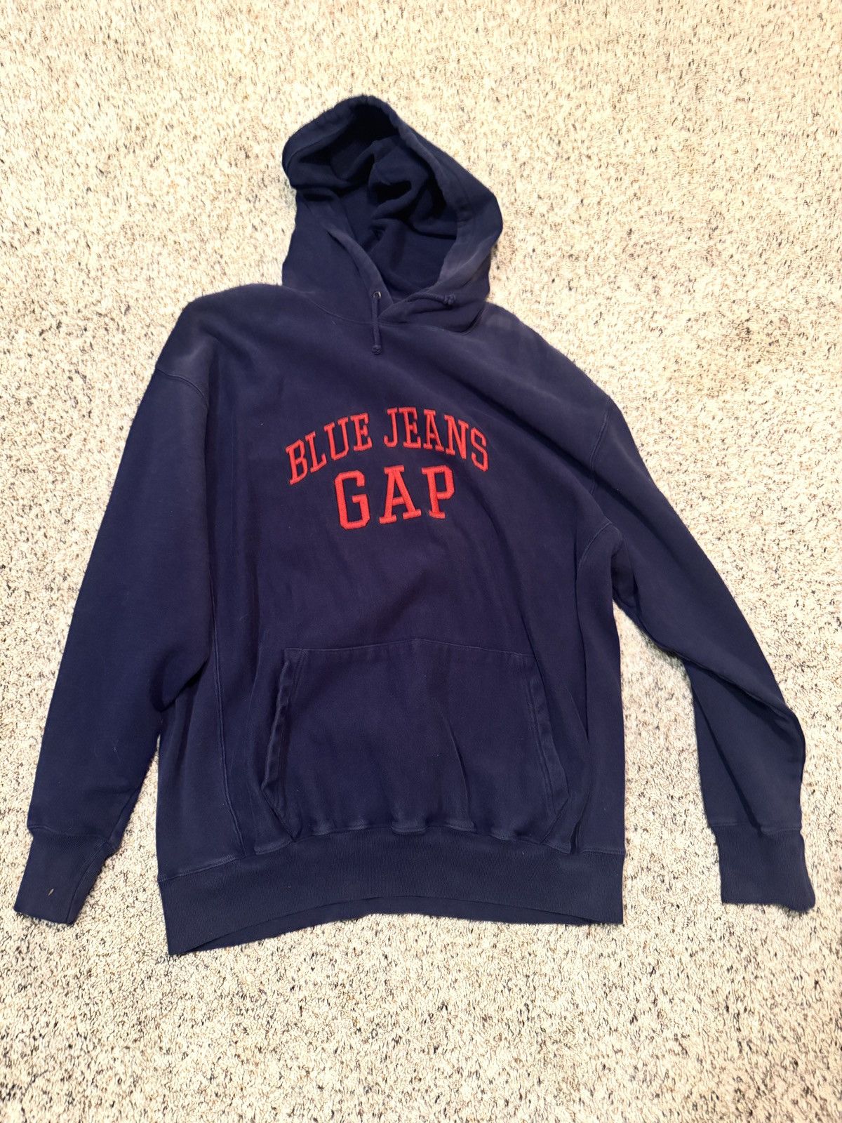 Gap Vintage gap blue jeans hoodie Size US XL / EU 56 / 4 - 1 Thumbnail