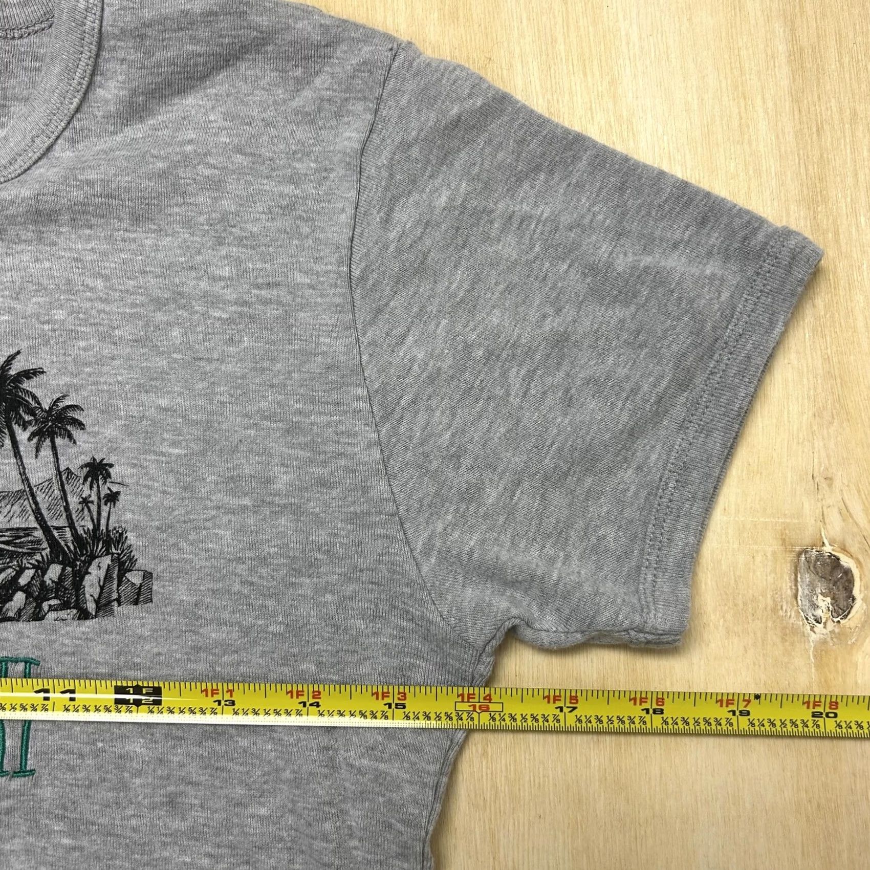 Vintage Social Scene Shirt Womens Large Gray Newport Beach California Graphic Tee Size L / US 10 / IT 46 - 4 Thumbnail