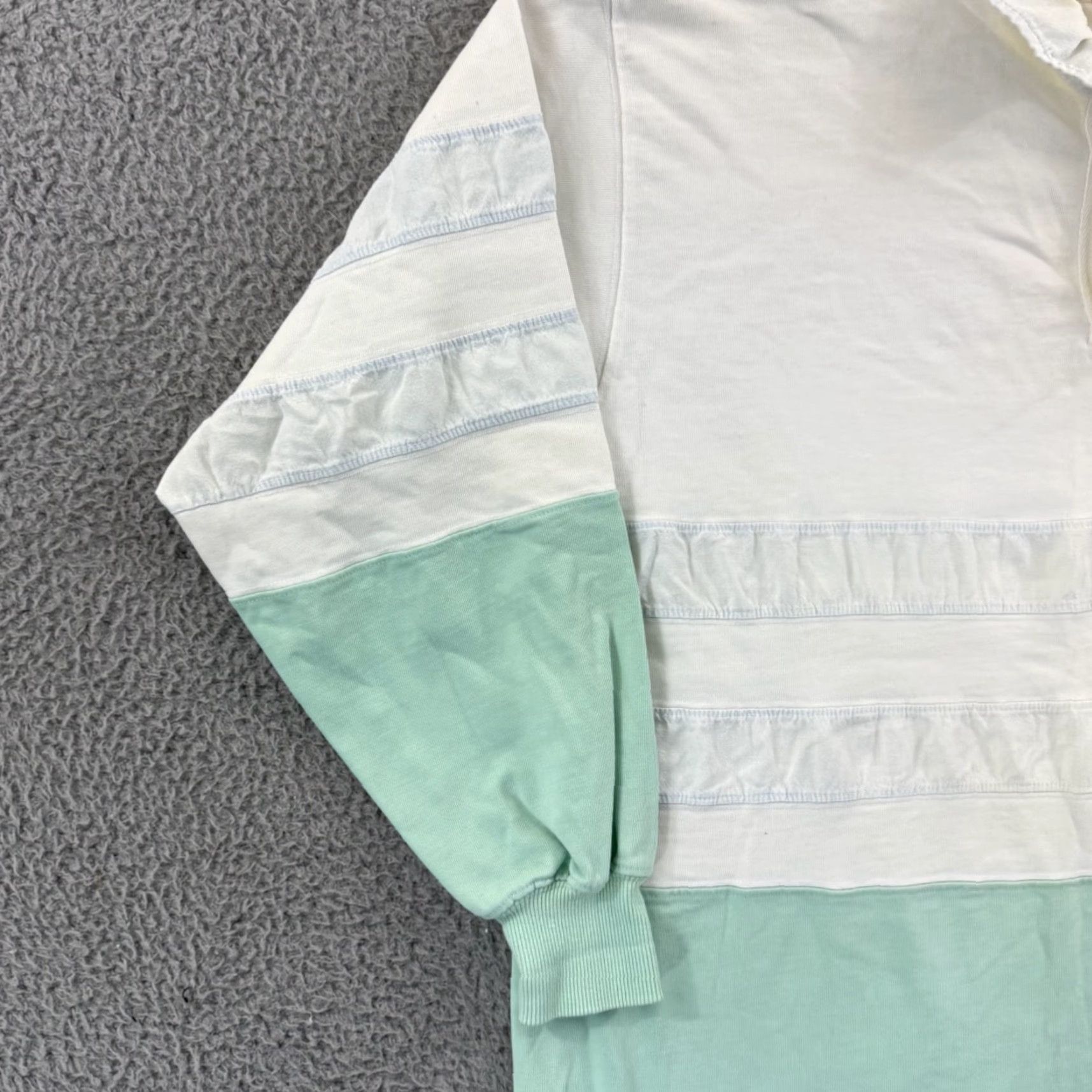Vintage VINTAGE St Johns Bay Shirt Mens XL Striped Long Sleeve Rugby 90s Polo Striped Size US XL / EU 56 / 4 - 4 Thumbnail