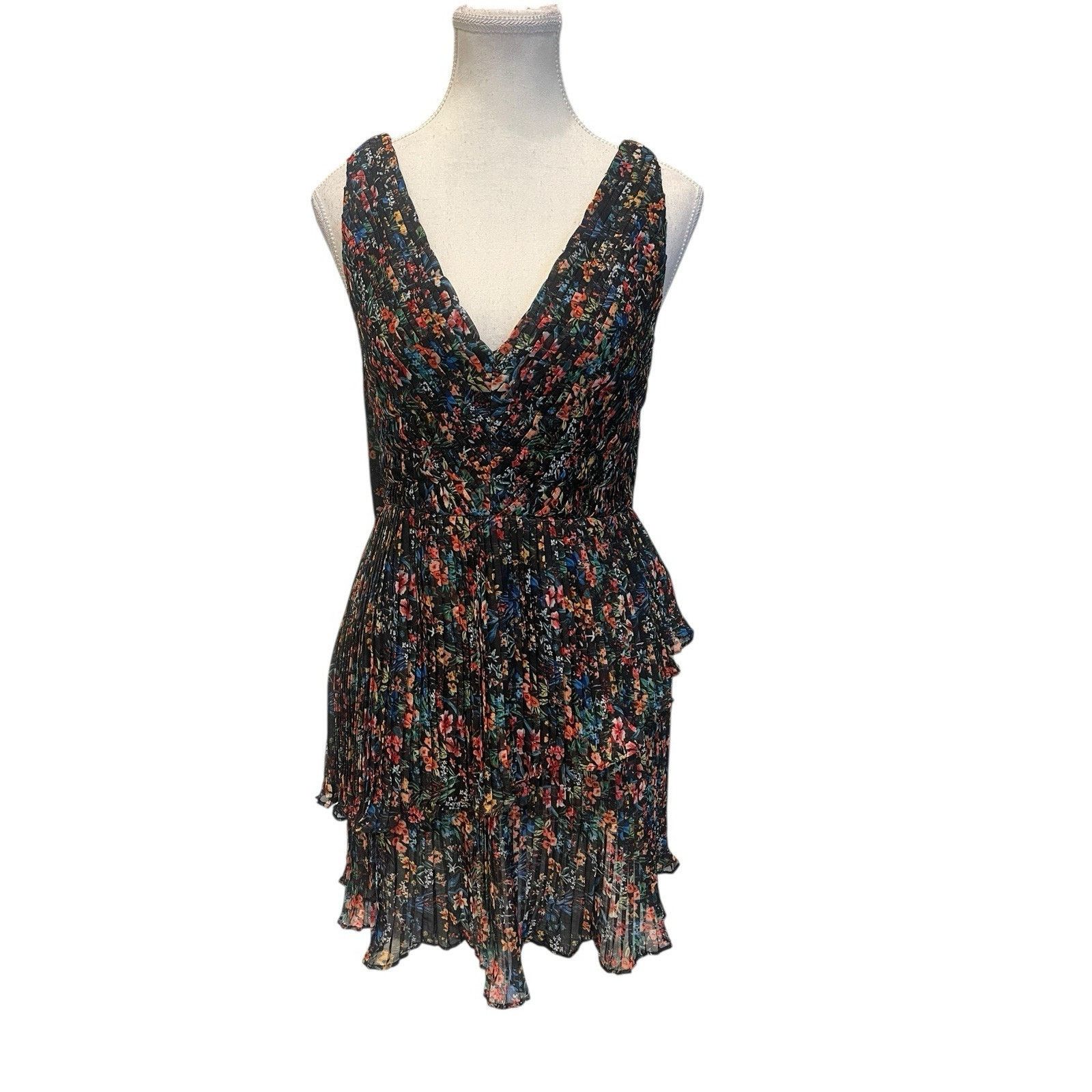 Other La Maison Talulah Pleats Ruffle Chiffon Tiered Mini Dress S Size S / US 4 / IT 40 - 5 Thumbnail