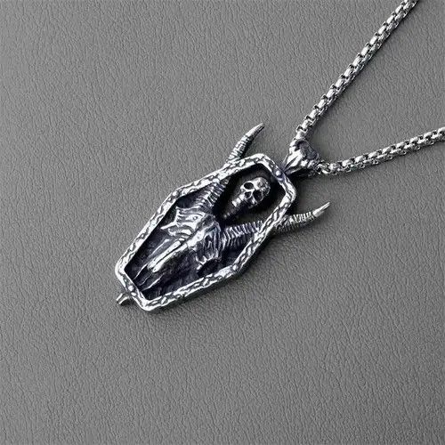 High Sport × Jewelry × Other Stainless Steel Sheephead Skull Necklace Pendant Size ONE SIZE - 4 Thumbnail
