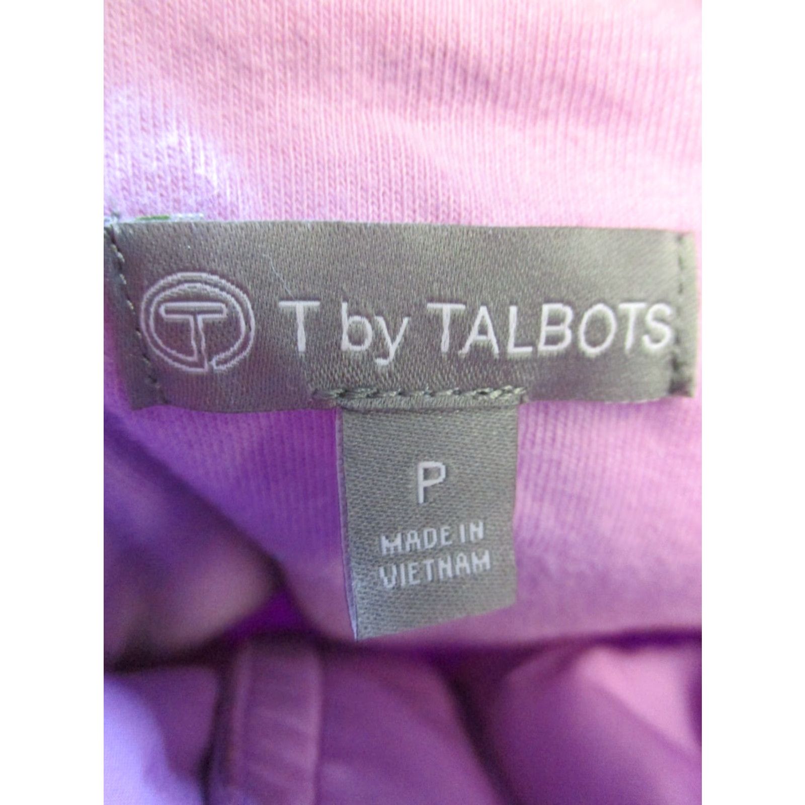 Talbots T By Talbots Vest Womens Petite 0P Purple Quilted Size XS / US 0-2 / IT 36-38 - 3 Thumbnail