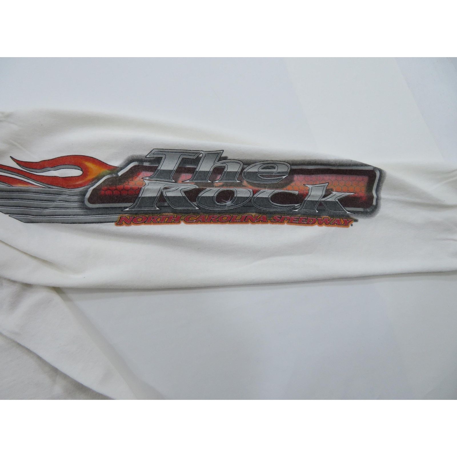 Gildan Vintage The Rock White Flames Long Sleeve Shirt Sz XL Size US XL / EU 56 / 4 - 3 Thumbnail