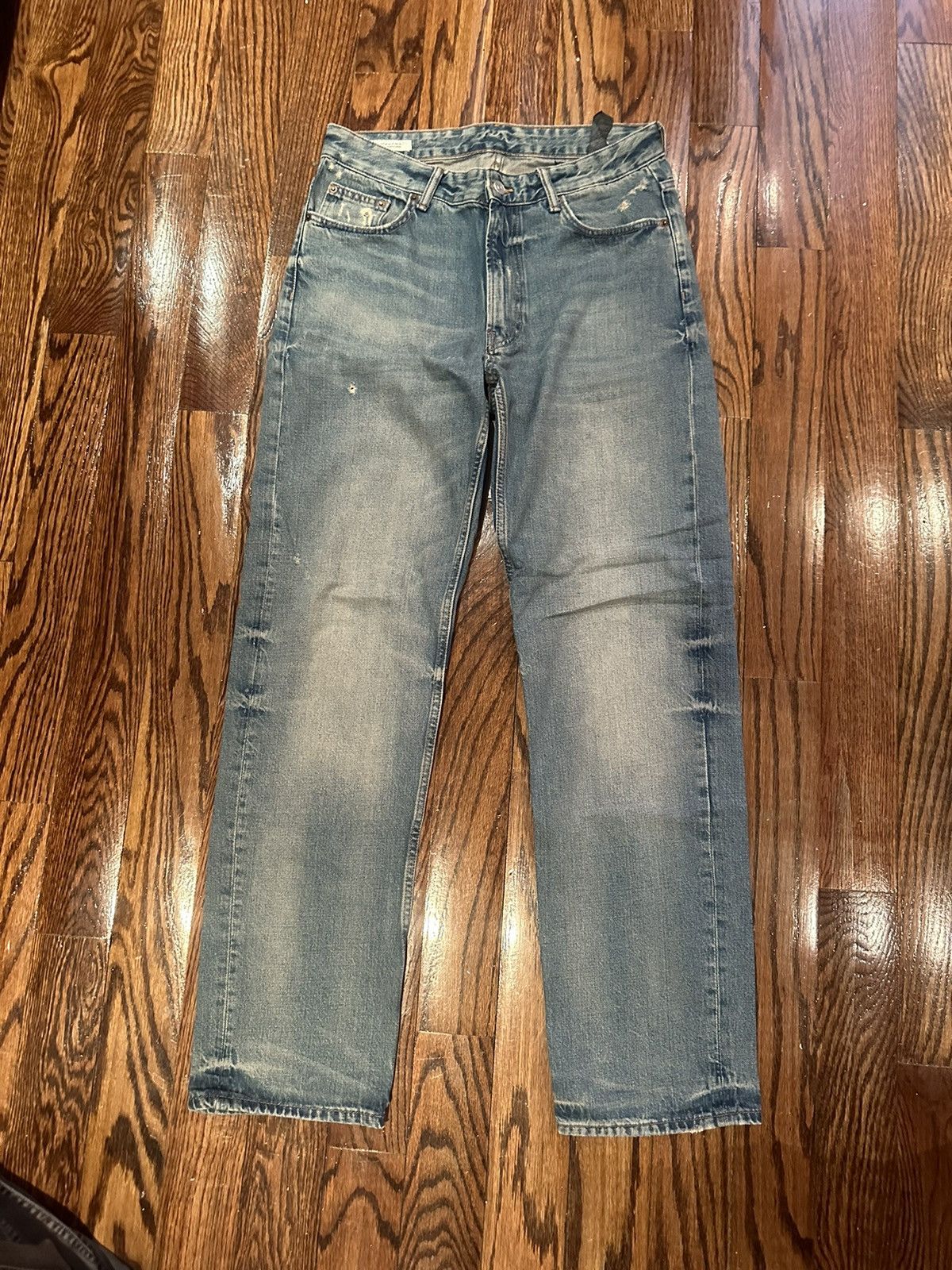 Vintage Vintage Blue Jeans Size US 31 - 1 Thumbnail
