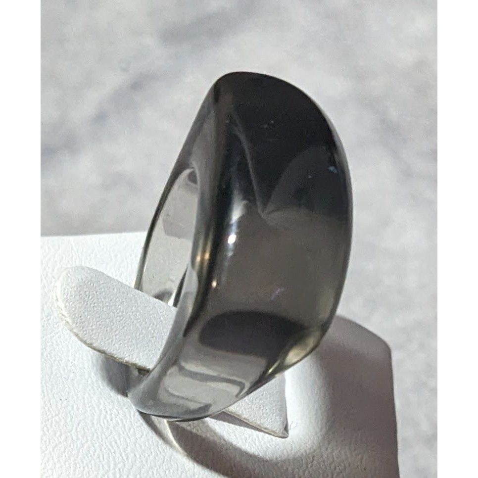 Other Chunky Translucent Grey/Black Fashion Ring Size 7 Size ONE SIZE - 9 Thumbnail