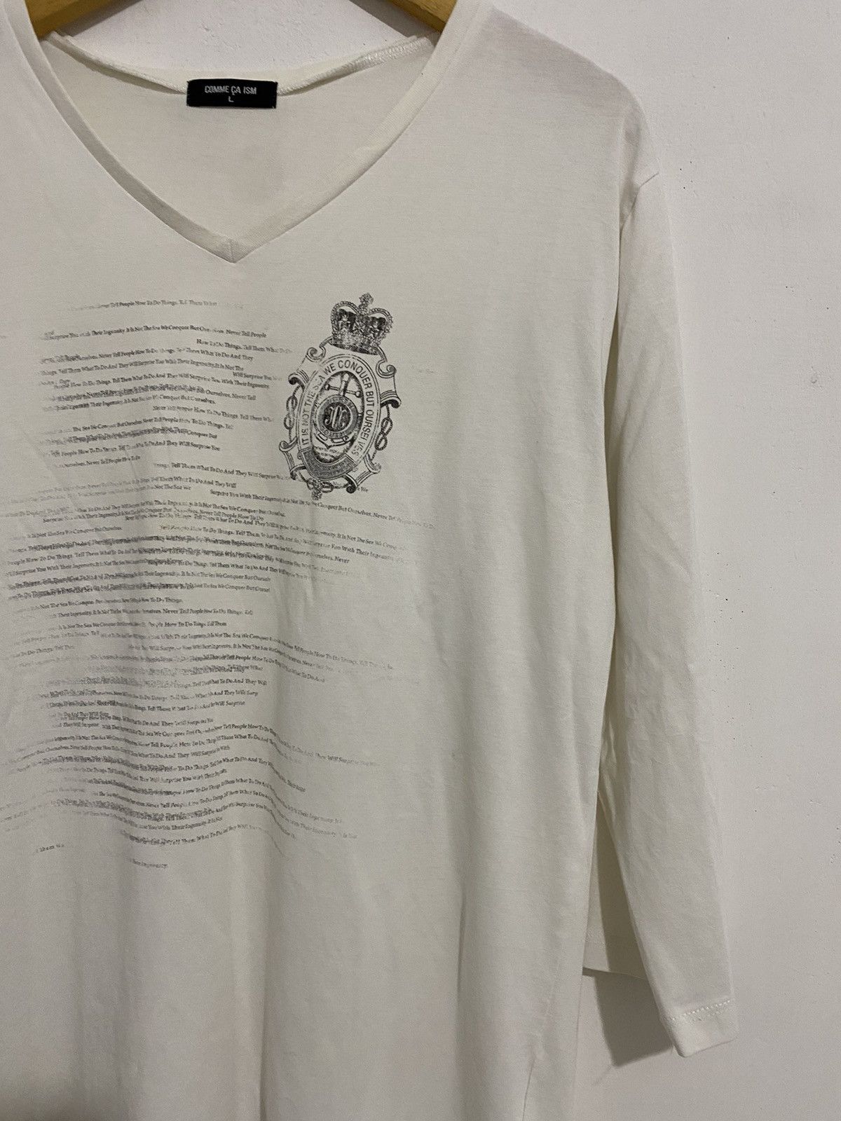 If Six Was Nine × Japanese Brand × Le Grande Bleu (L.G.B.) 💸BINDINGOFFER💸Commacaism japanese poem shirt lgb styled Size US L / EU 52-54 / 3 - 2 Thumbnail