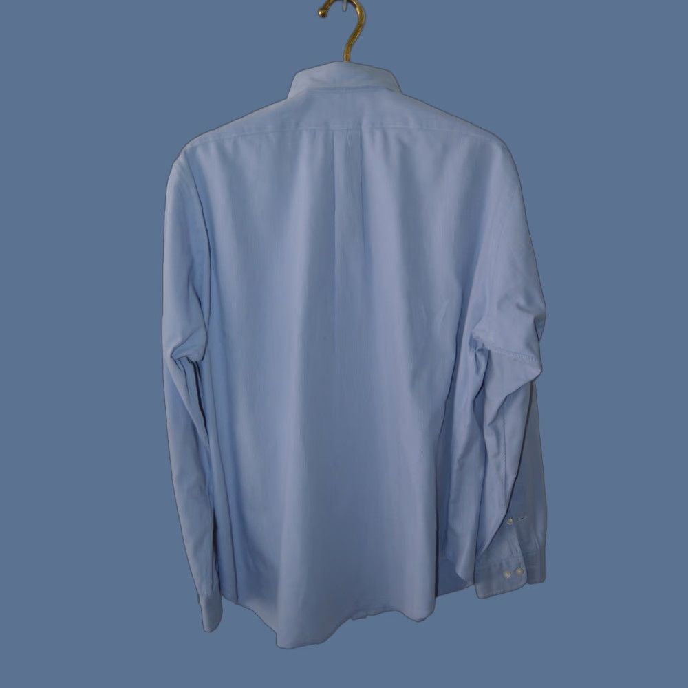 Polo Ralph Lauren VTG Polo Ralph Lauren Men's Classic Fit Dress Shirt Blue 16.5 34/35 Cotton Size 46R - 1 Thumbnail