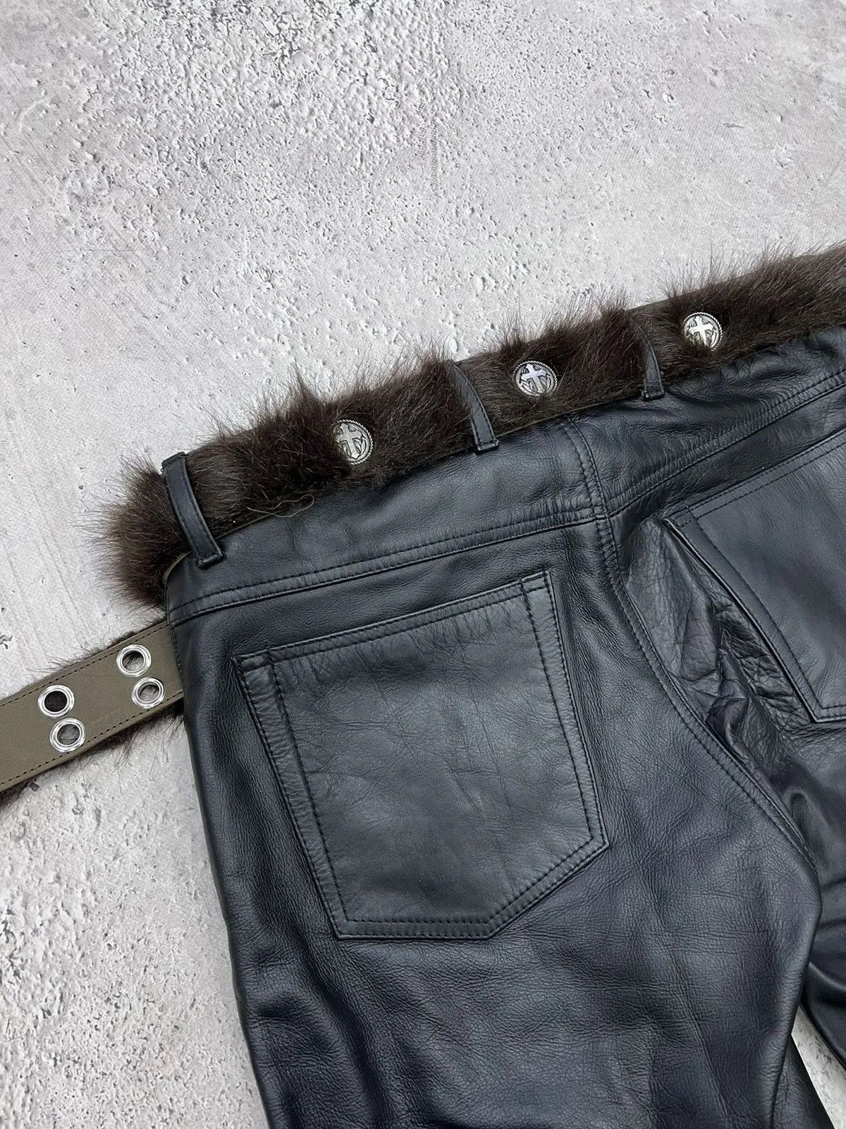 Other Vintage fur fuzzy hystericglamour style punk belt Size ONE SIZE - 13 Thumbnail