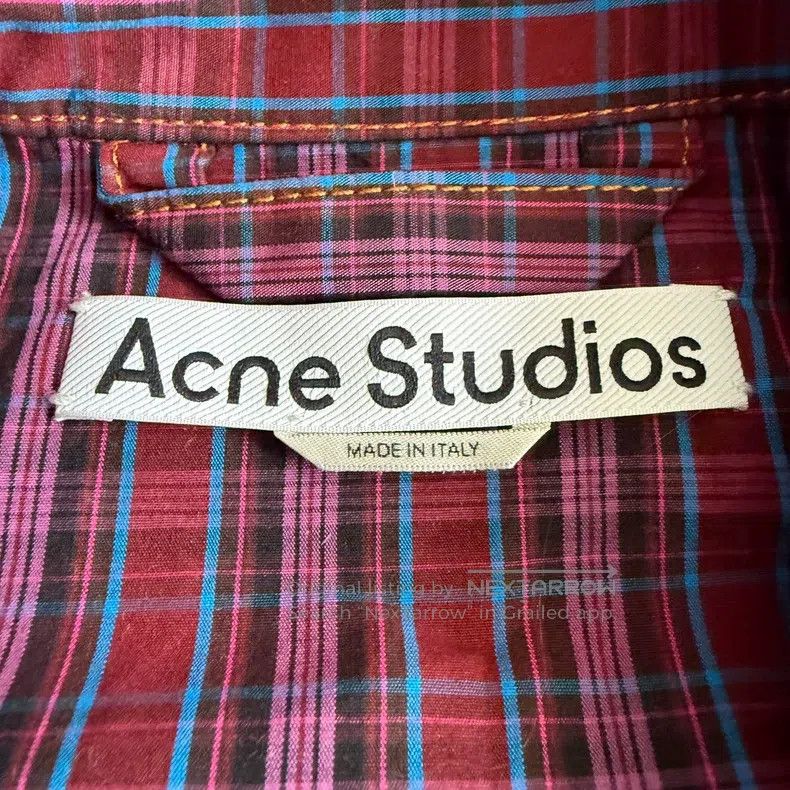 Acne Studios Acne Studios Denim Belt Side Pocket Contrast Plaid Jacket Size US M / EU 48-50 / 2 - 3 Thumbnail