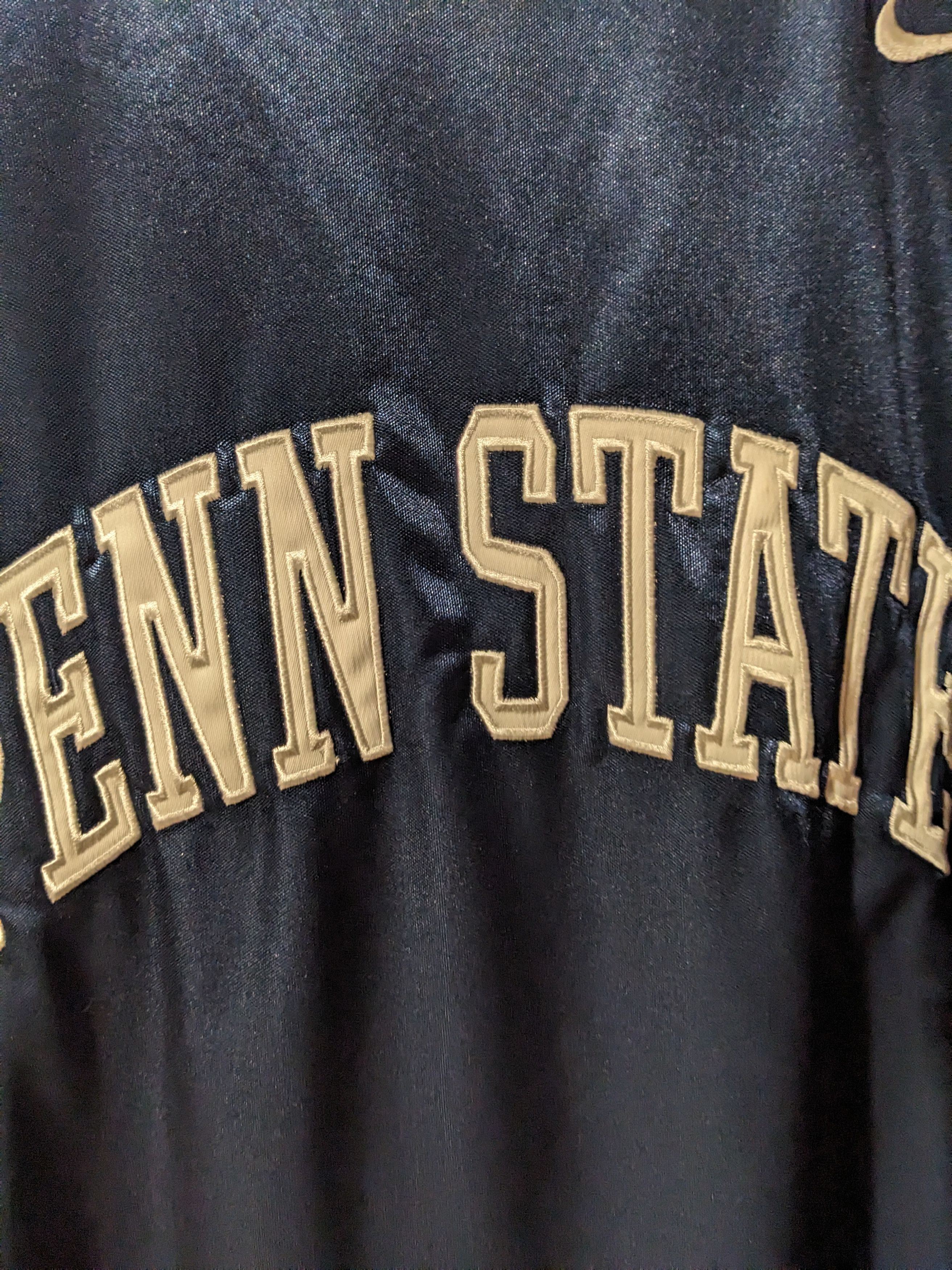 Nike × Vintage Vintage Y2K Penn State Nike Blue Large Thermal Long-Sleeve Size US L / EU 52-54 / 3 - 2 Thumbnail