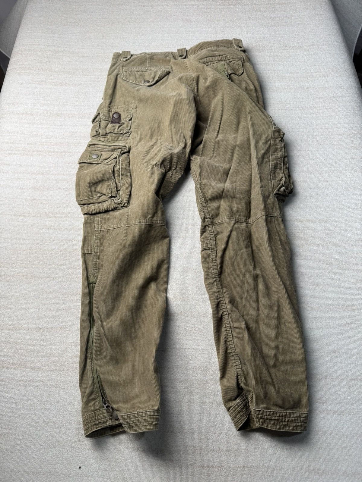 Polo Ralph Lauren Corduroy Cargo Trouser Utility Pants 32x30 Size US 32 / EU 48 - 8 Thumbnail