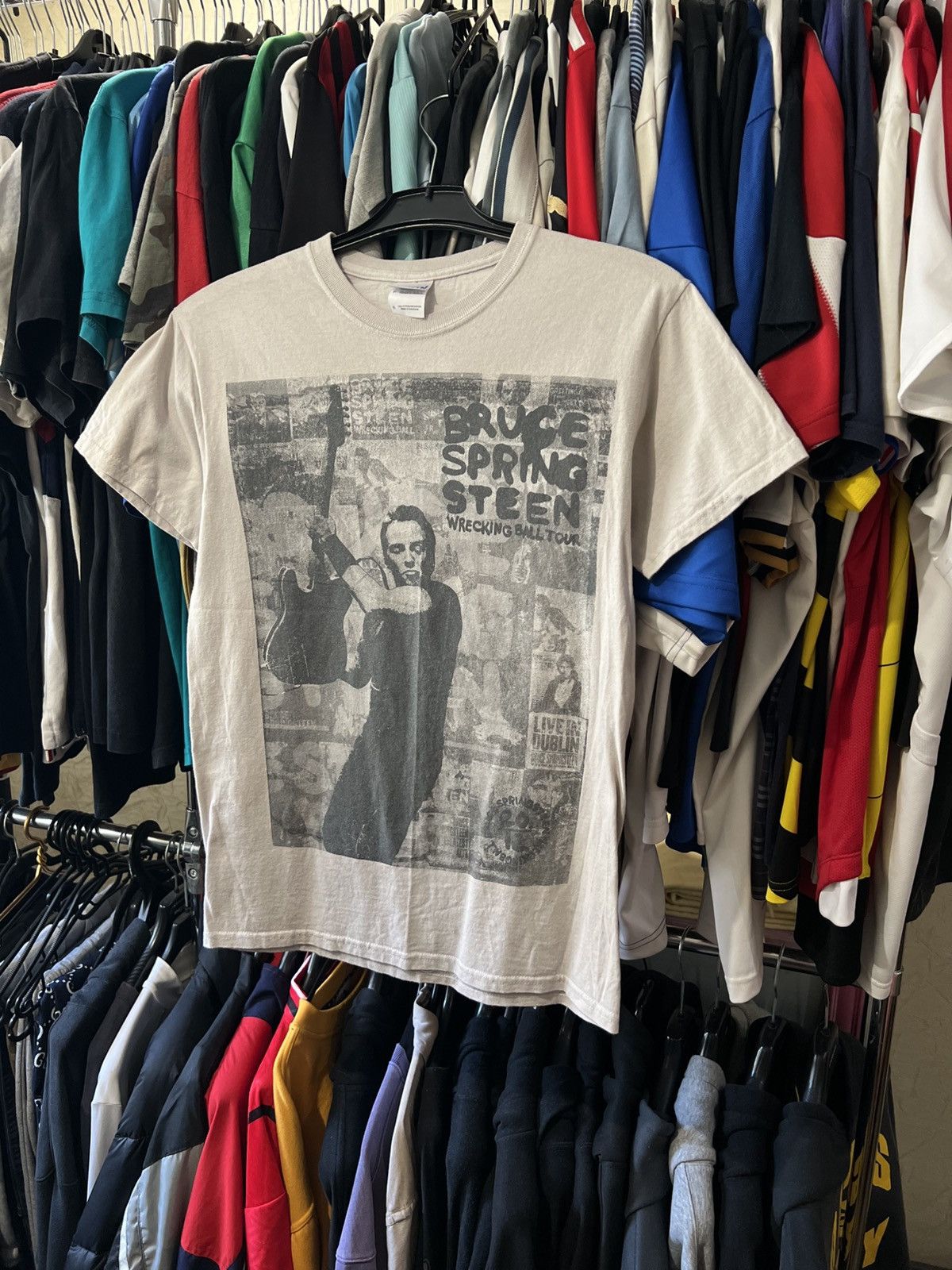 Band Tees 2013/2014 VINTAGE BRUCE SPRING STEEN WRECKING BALL TOUR AOP Size US S / EU 44-46 / 1 - 1 Thumbnail