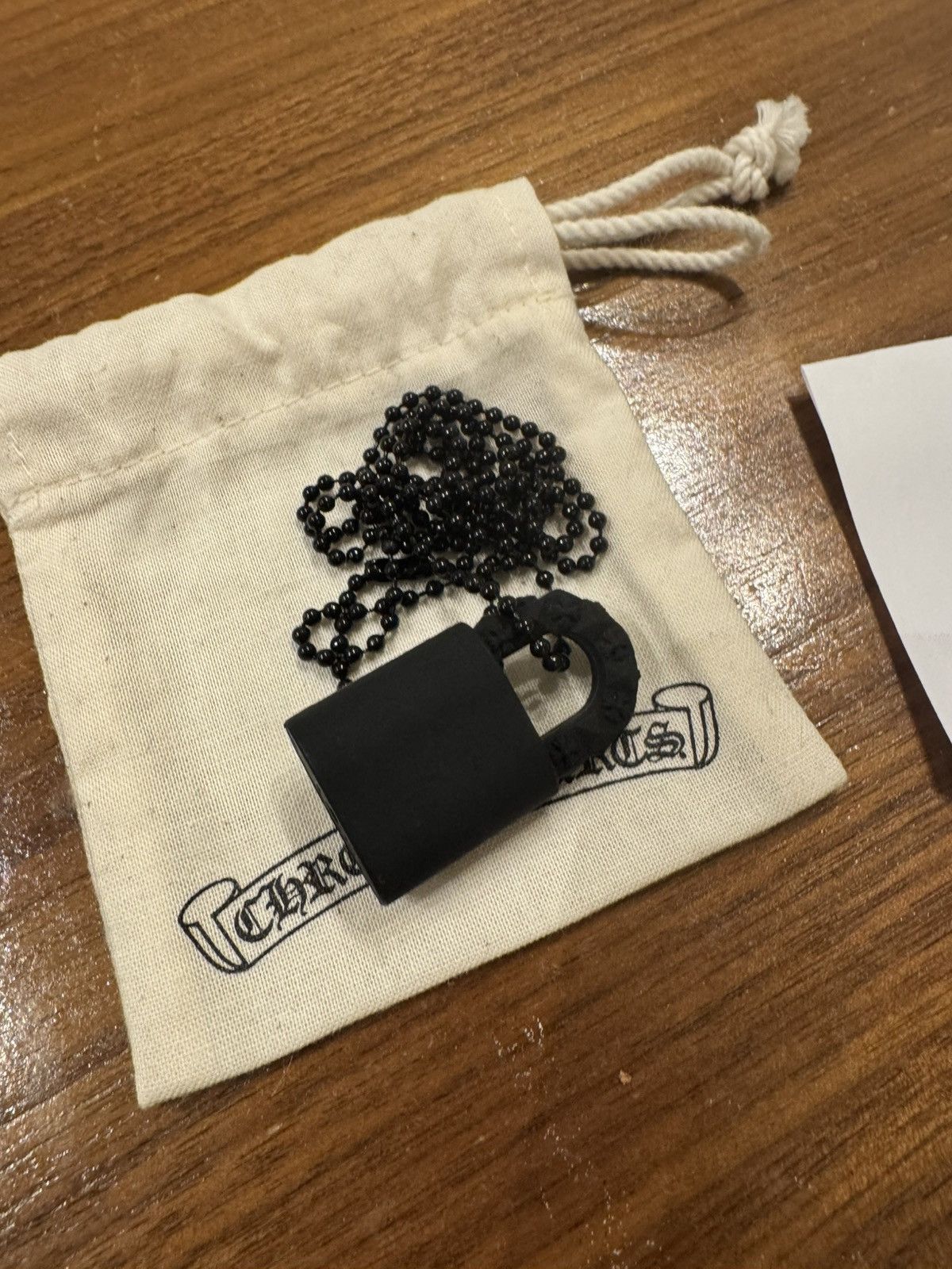 Chrome Hearts Padlock Silicon Pendant