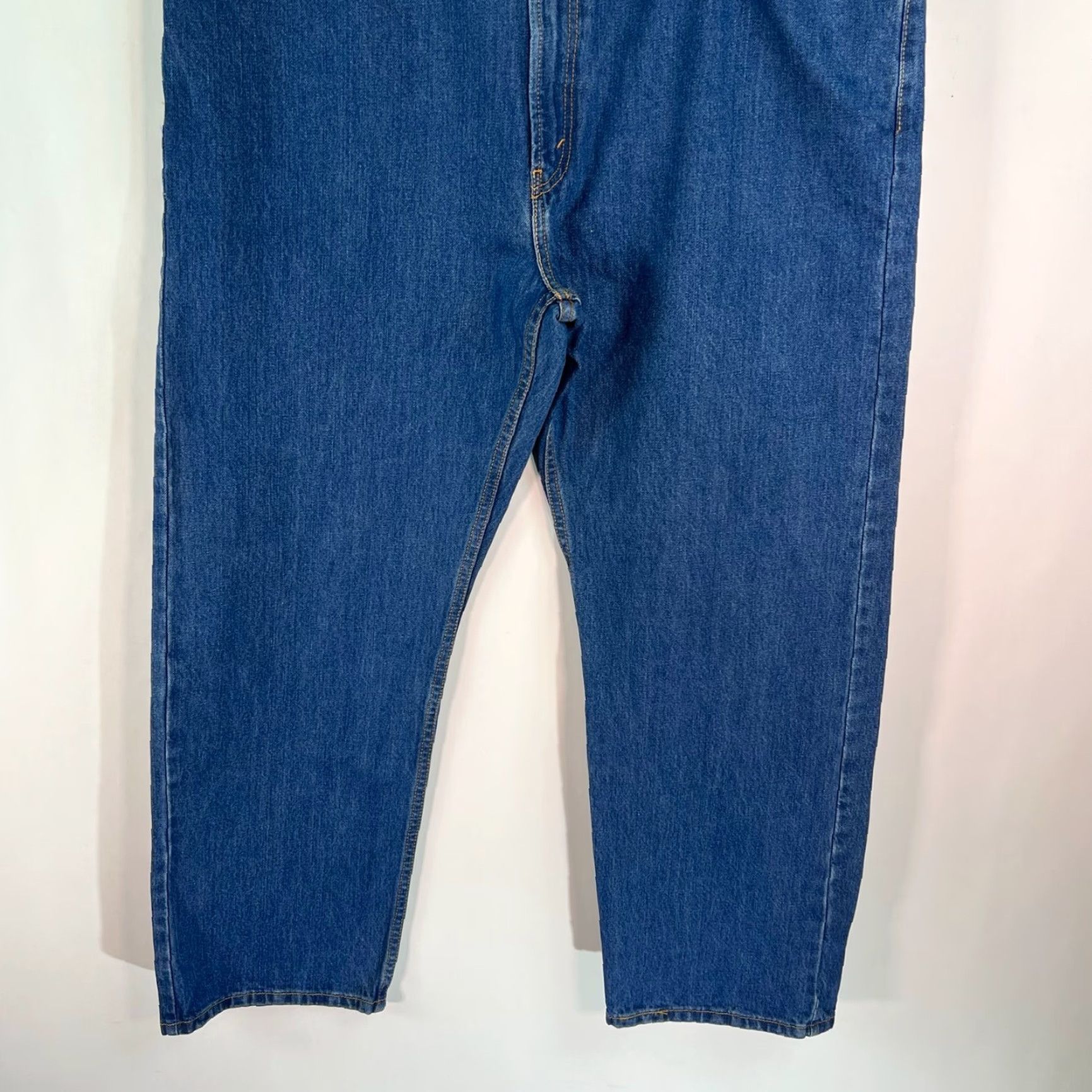 Levi's Levi's 505 Jeans Mens Regular Size 42 Blue Straight Denim 5-Pocket Stretch Size US 42 / EU 58 - 3 Thumbnail