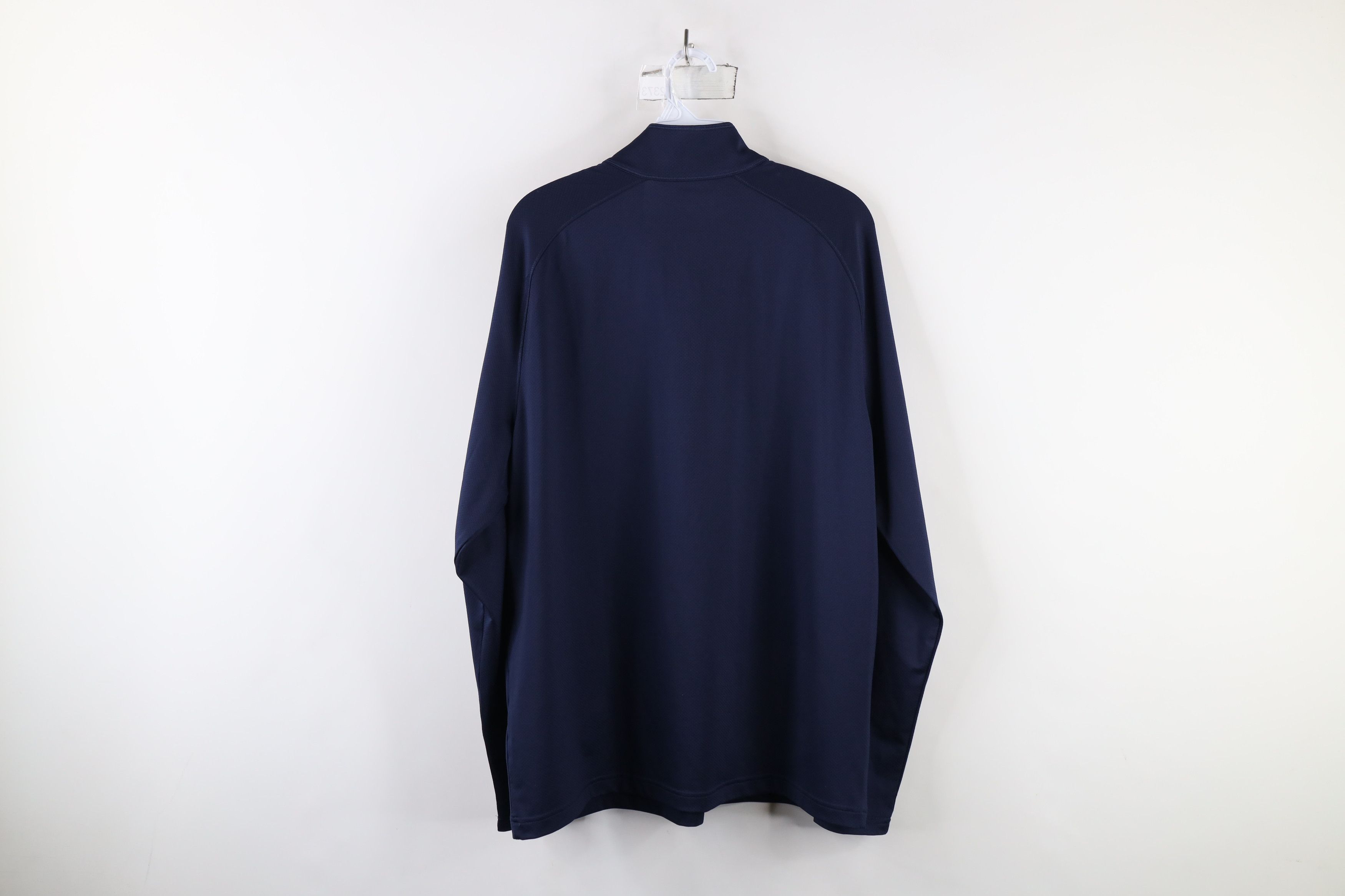 Under Armour × Vintage Under Armour US Navy Naval Academy Half Zip Pullover Jacket Size US L / EU 52-54 / 3 - 9 Thumbnail