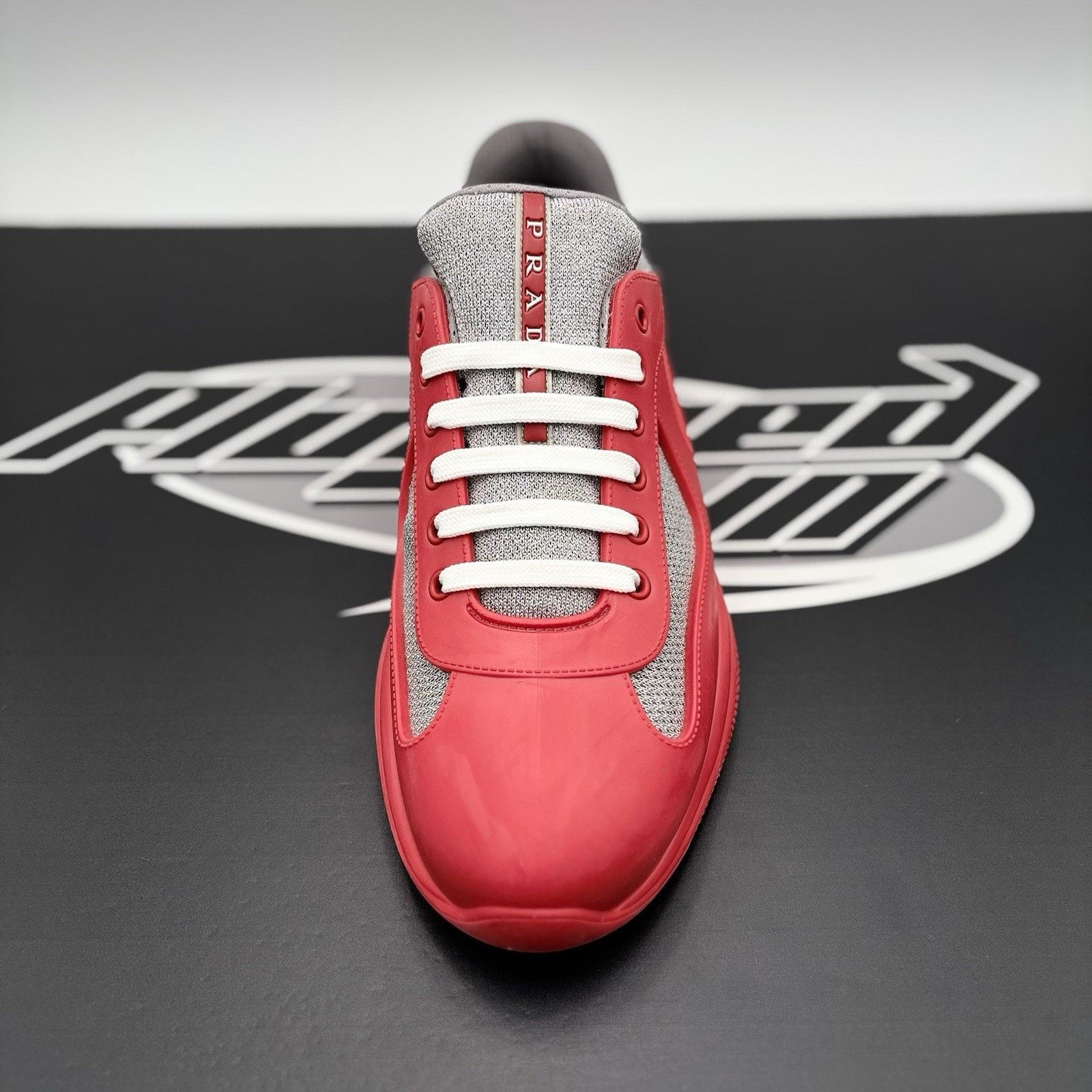 Prada Prada America's Cup Soft Rubber ' Red ' | GREAT CONDITION! Size US 11 / EU 44 - 14 Thumbnail