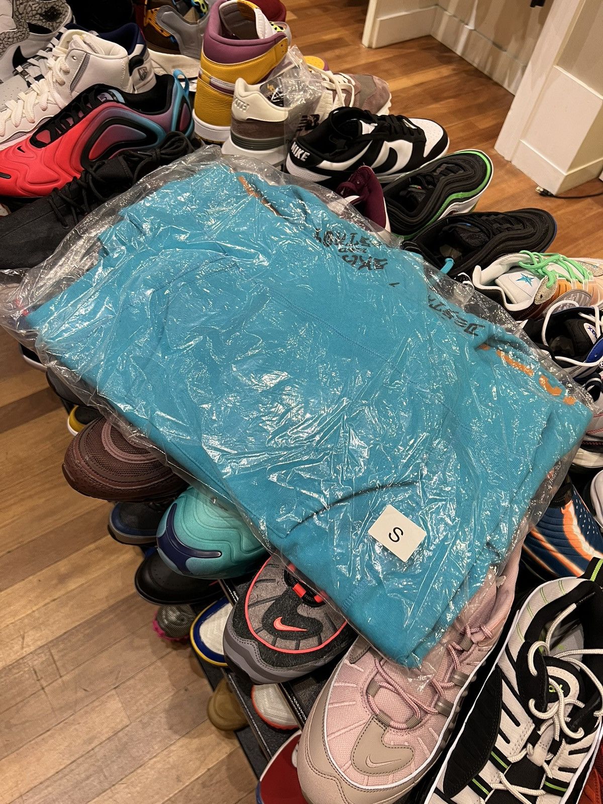 Supreme × Thrasher Supreme Thrasher Boyfriend Hoodie Aqua Blue Size US S / EU 44-46 / 1 - 3 Thumbnail