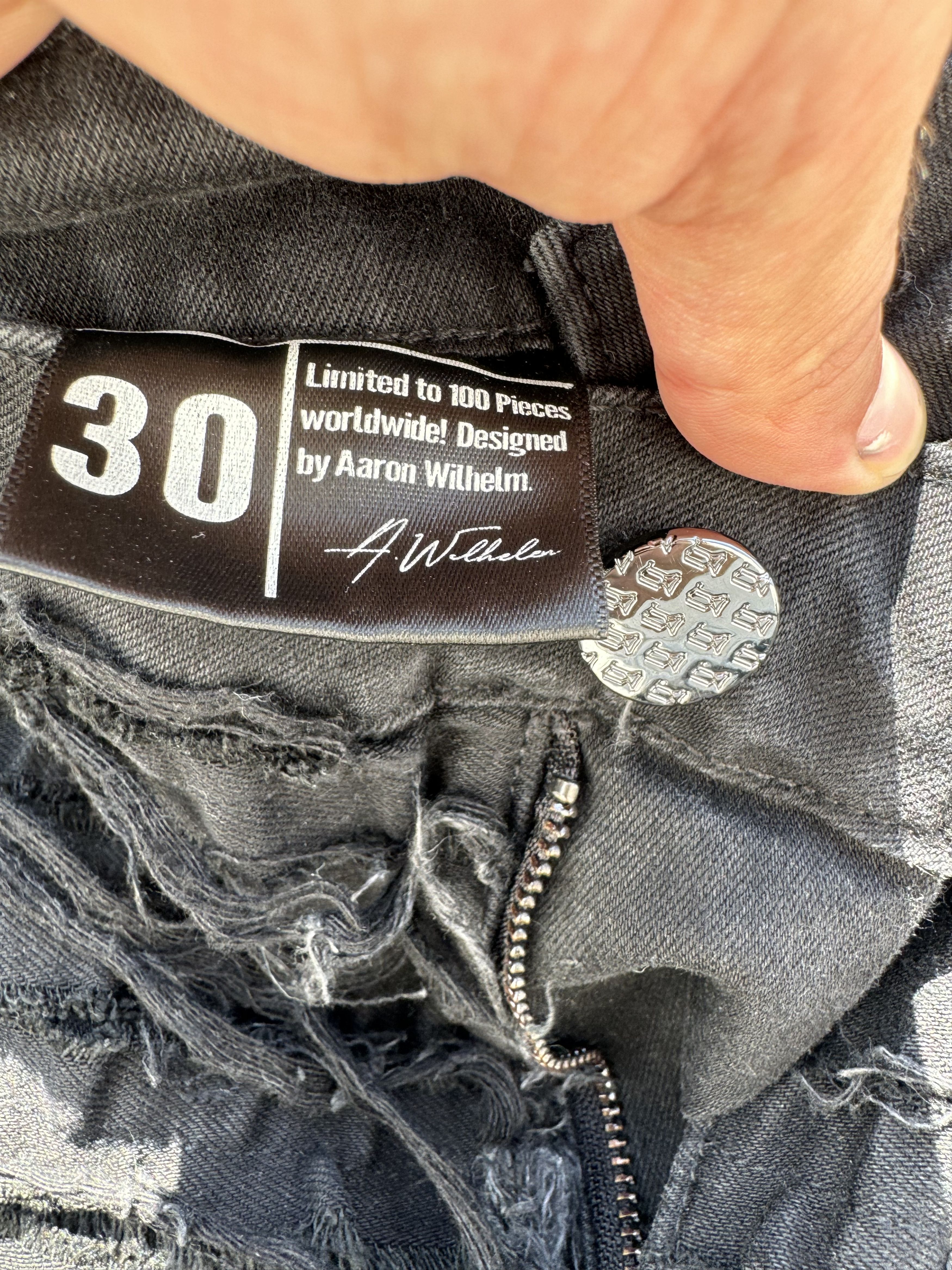 Other Avante Garde Stacked Flared Ripped Denims by Guapi (Limited) Size US 30 / EU 46 - 3 Thumbnail