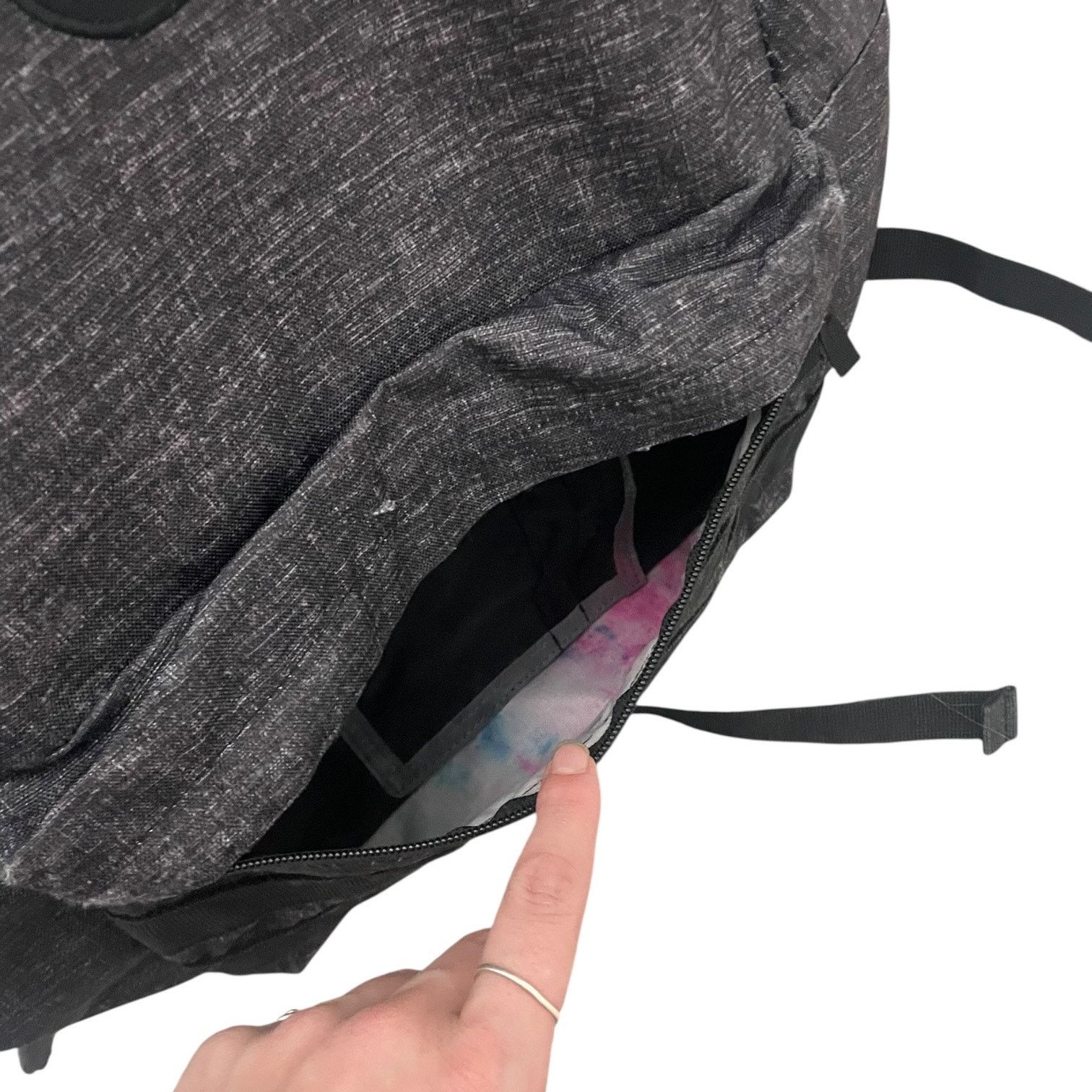 Hurley Hurley Grey & Black Unisex Backpack Size ONE SIZE - 5 Thumbnail