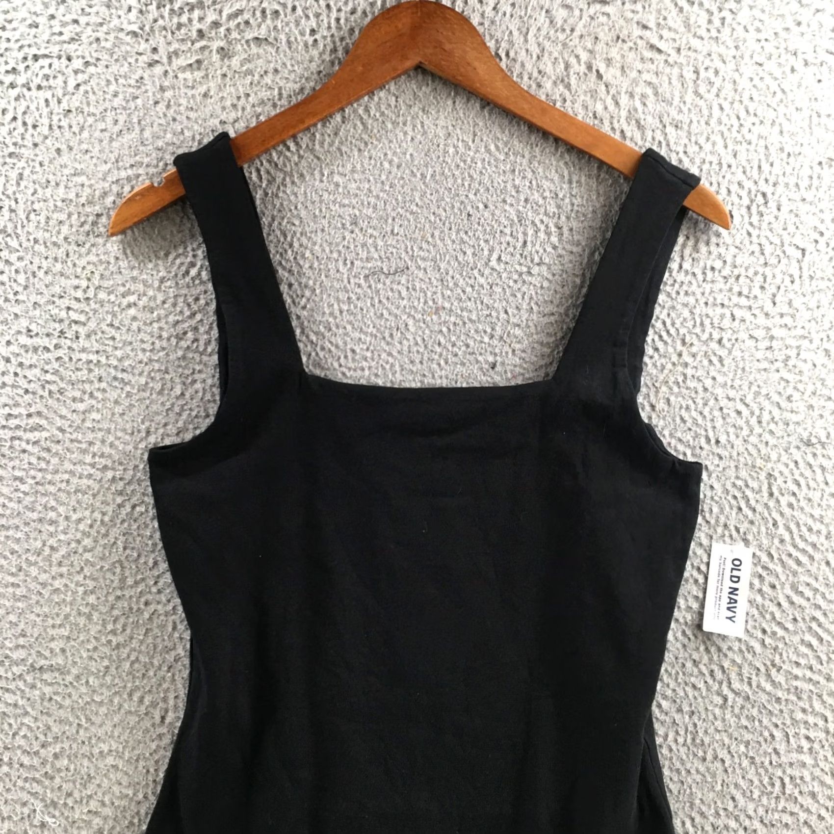 Old Navy Old Navy Women M Black Sleeveless Tank Top Bodysuit Square Neck Snap Buttons NWT Size M / US 6-8 / IT 42-44 - 2 Thumbnail