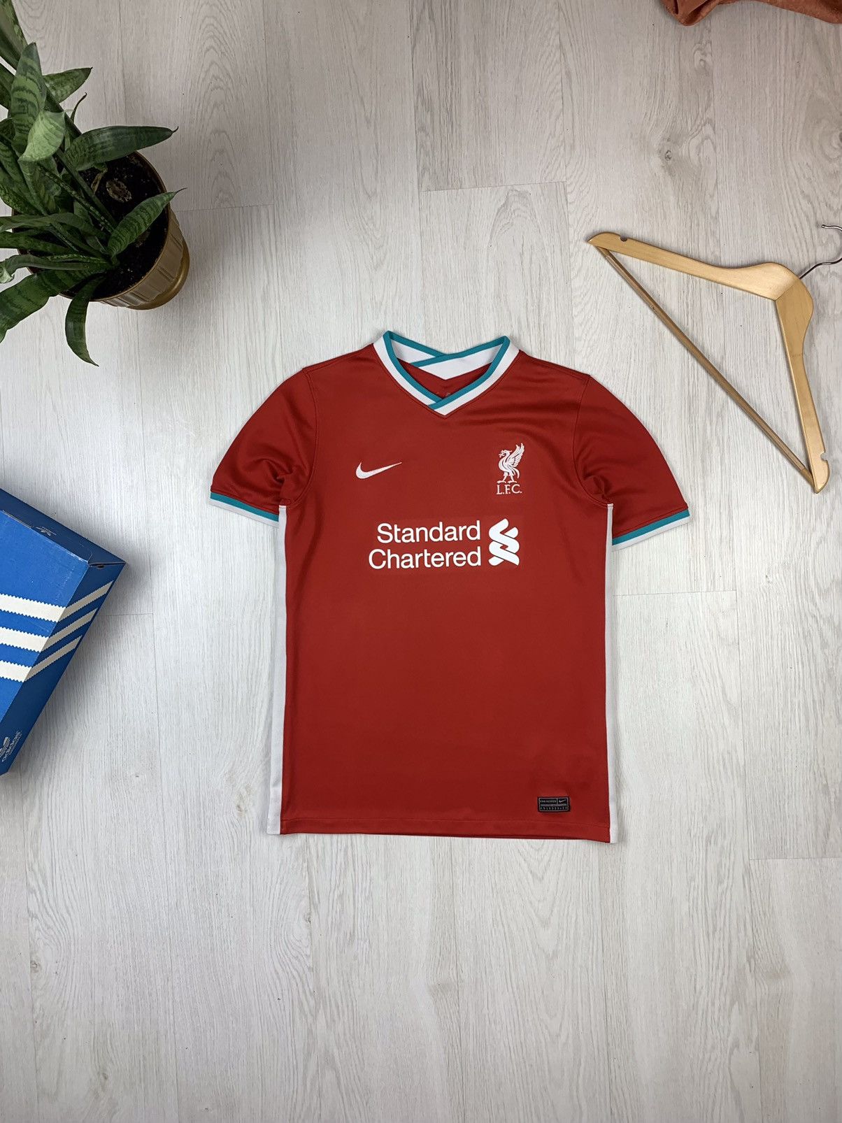 Nike Home Soccer Jersey Size Young XL 13-15 Years Size US XXS / EU 40 - 1 Thumbnail