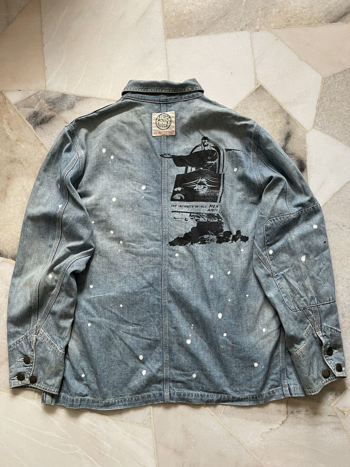 If Six Was Nine Hex antistyle Chore Distressed boro Jacket Size US L / EU 52-54 / 3 - 16 Thumbnail
