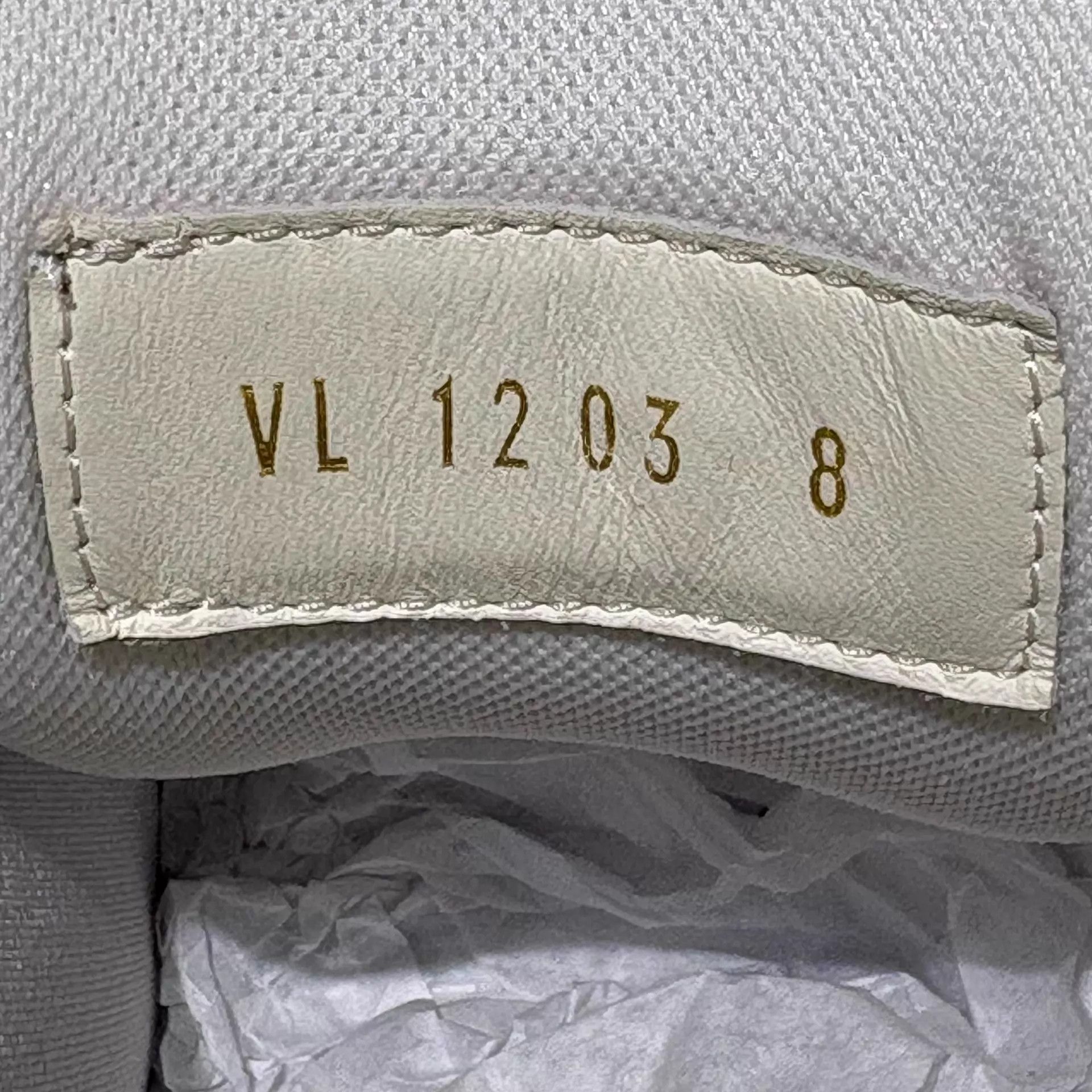 Louis Vuitton LV Cream Trainer Maxi UK8 42 New box tried on Size US 9 / EU 42 - 8 Thumbnail
