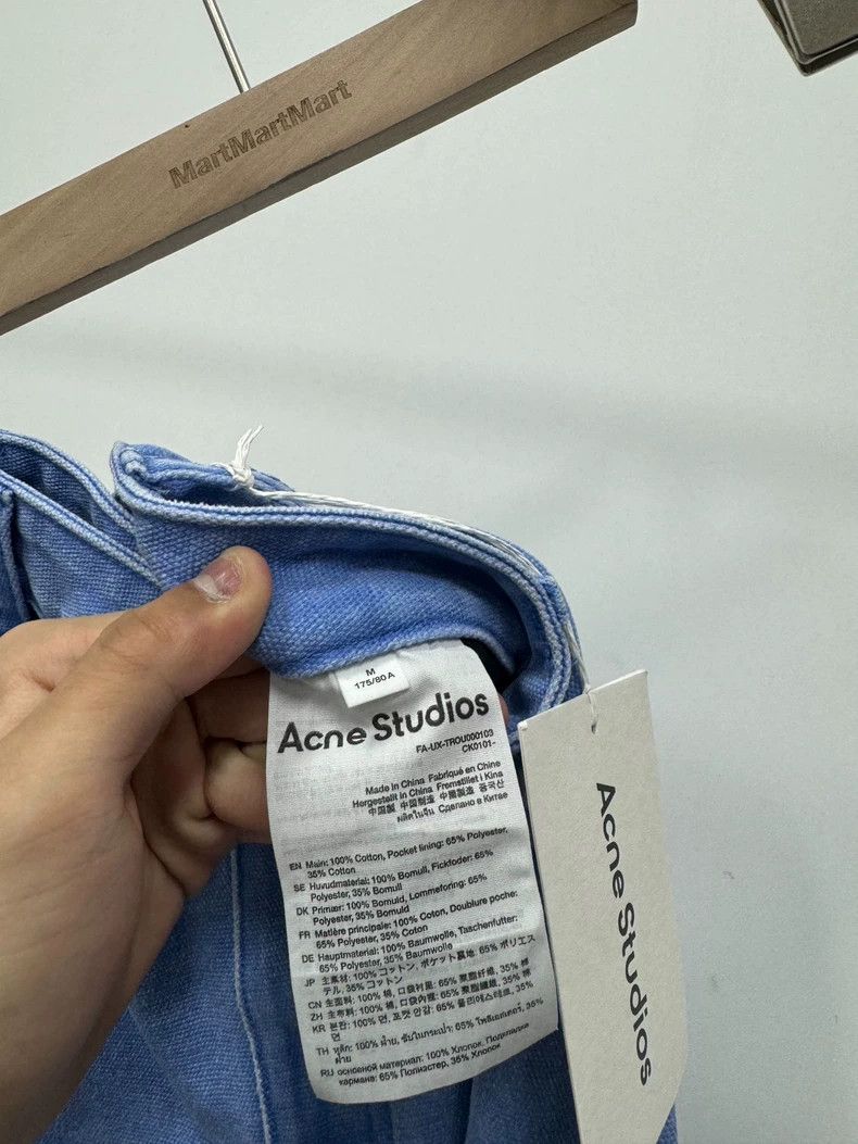 Acne Studios Acne studios French blue overalls 2502-Nextarrow Size US 30 / EU 46 - 7 Thumbnail