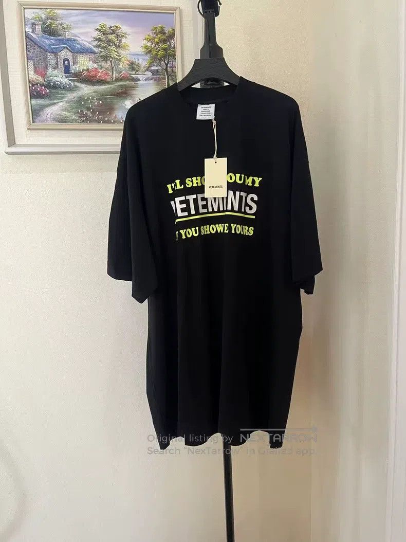 Vetements VETEMENTS Slogan Logo Short Sleeve Size US M / EU 48-50 / 2 - 1 Thumbnail