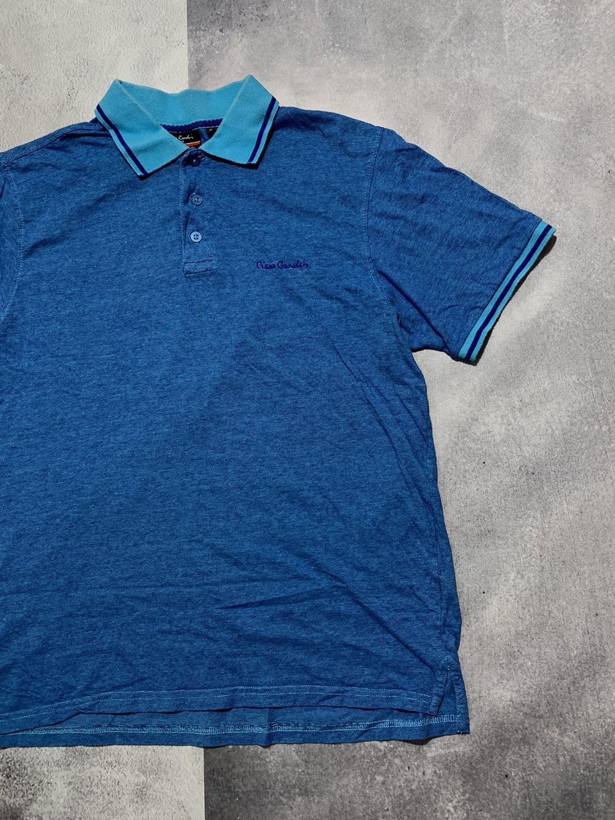 Pierre Cardin × Vintage Vintage Y2K Pierre Cardin 1/4 button polos tee size L Size US L / EU 52-54 / 3 - 3 Thumbnail