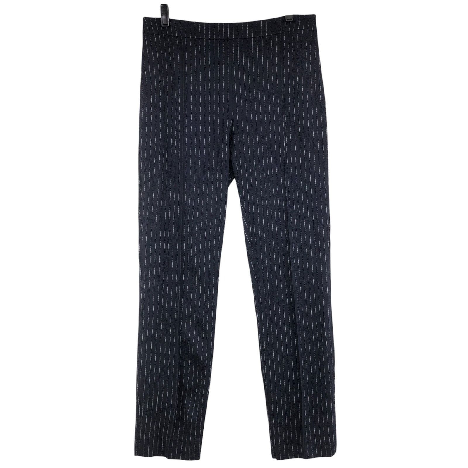 Max Mara Max Mara Size 42 US 12 Pants Pinstripe Stretch Viscose Zip Size 34" / US 12 / IT 48 - 1 Thumbnail