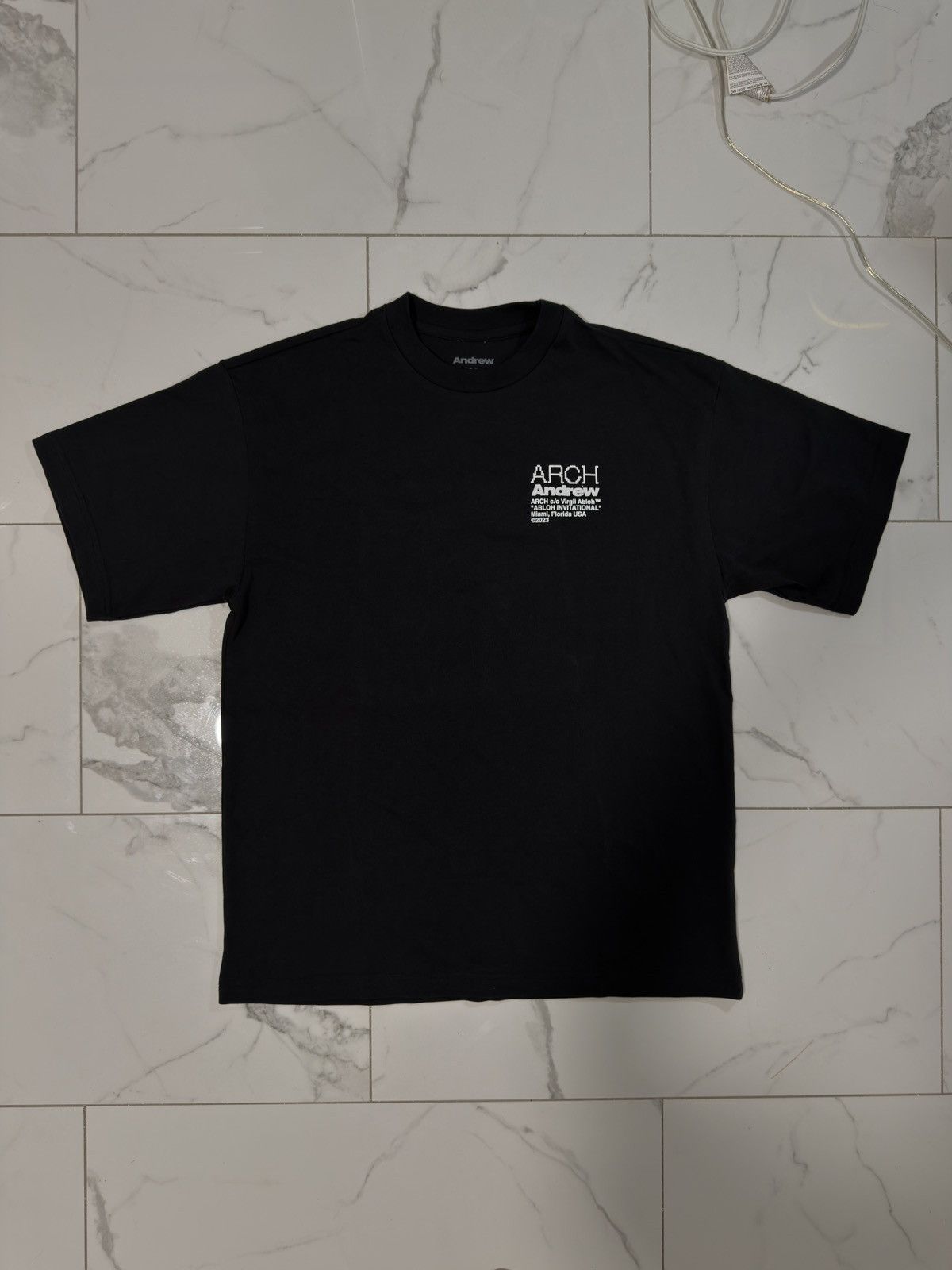 Virgil Abloh Virgil Abloh Andrew Arch Invitational Miami Art Basel Tee Size US M / EU 48-50 / 2 - 2 Thumbnail