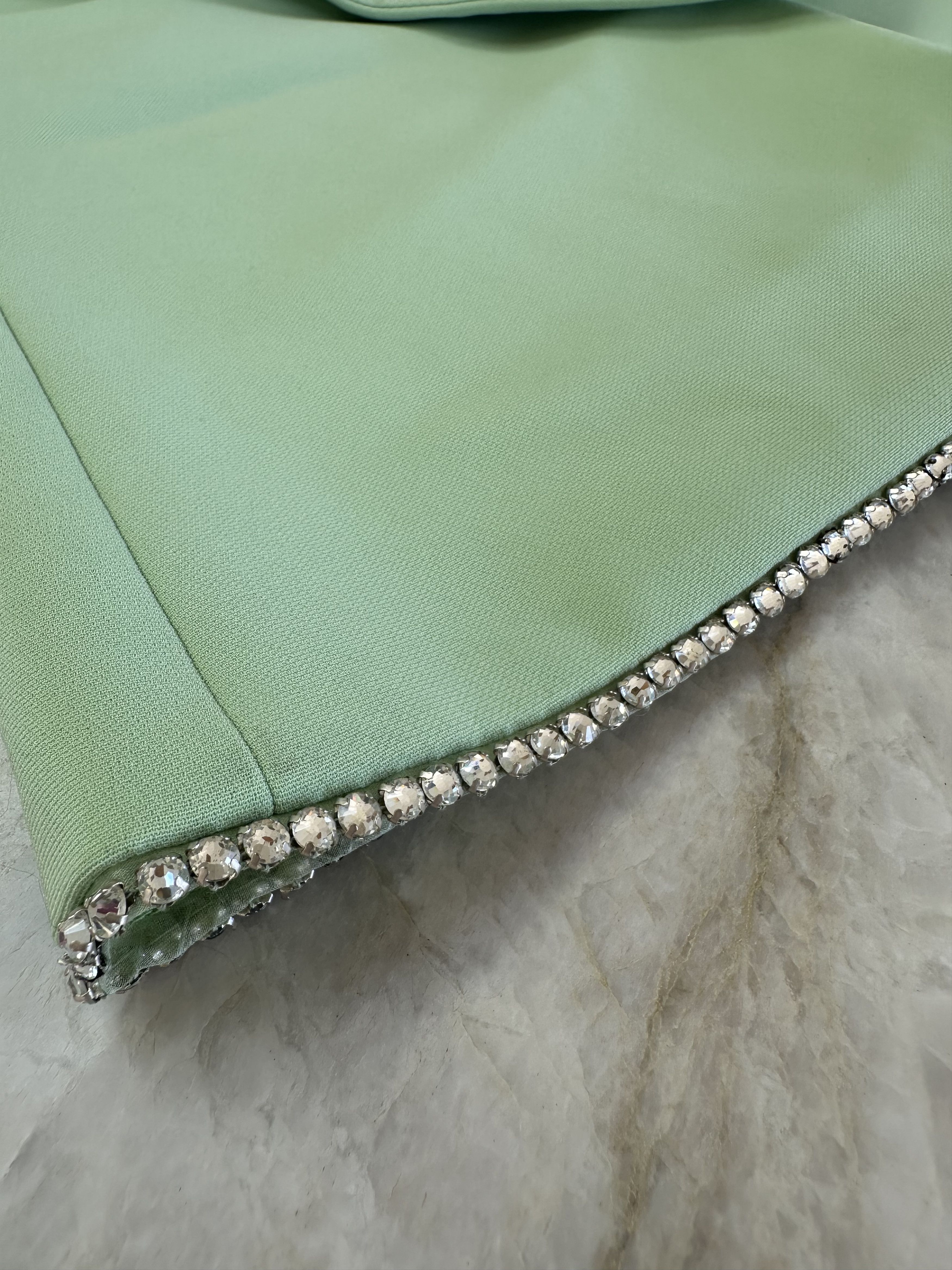 ミニスカート MiuMiu SS25 Miu Miu Skirts Green (MG2390OOO 16MSF0393) Miu Miu Miu Miu mint green mini skirt | Grailed