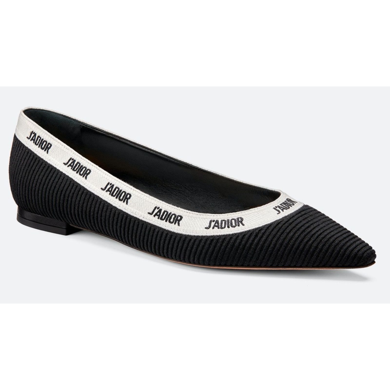 Dior J'adior Ribbon Logo Embroidered Ballet Ballerina Flat 38.5 Size US 8.5 / IT 38.5 - 1 Thumbnail