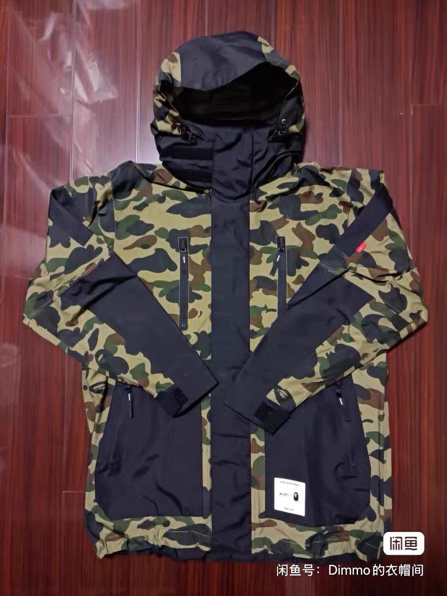 Bape × Wtaps wtaps bape sherpa jacket a bathing ape large | Grailed