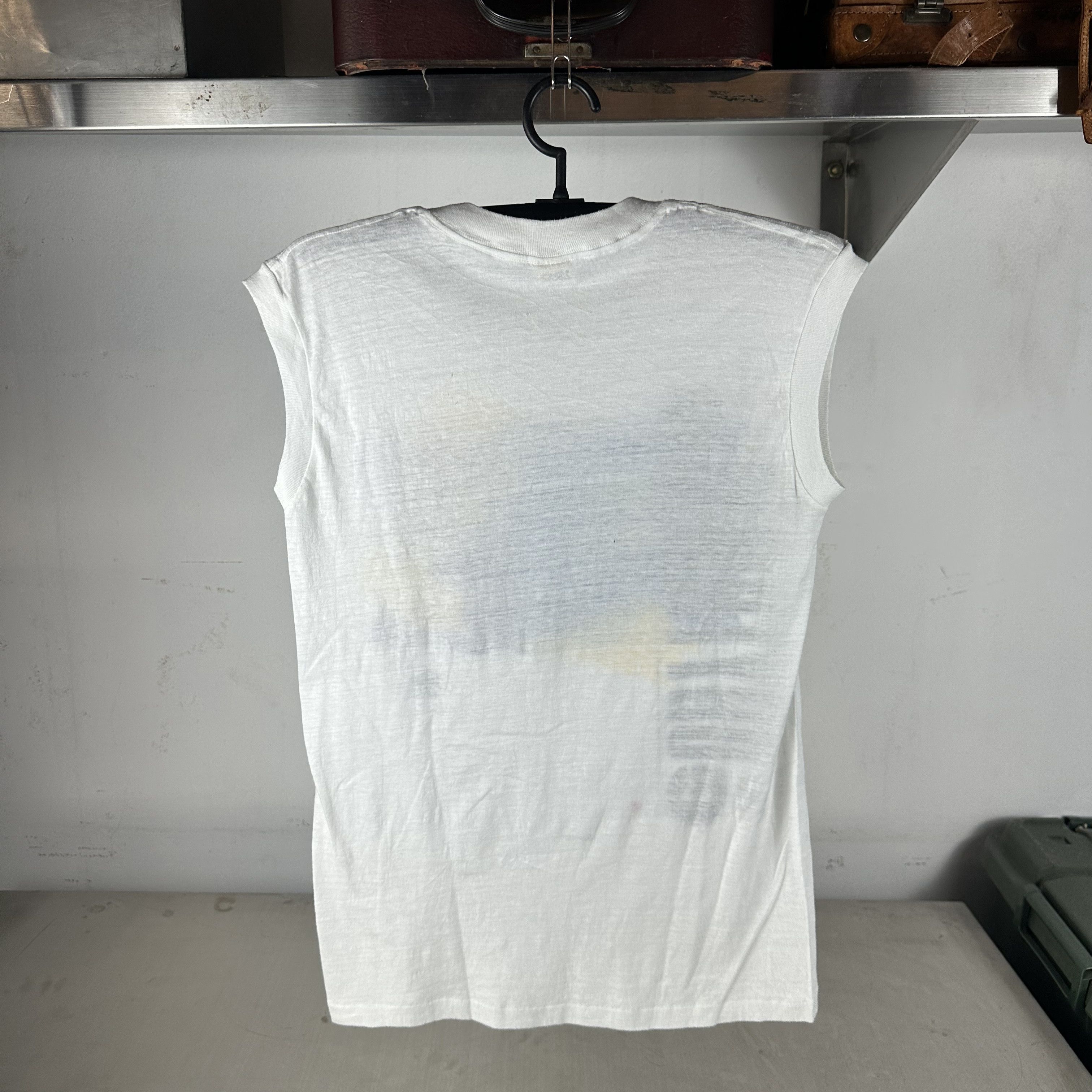 Vintage ​​​​1984 Eurythmics Tour Concert Single Stitch T-shirt Size US S / EU 44-46 / 1 - 8 Thumbnail