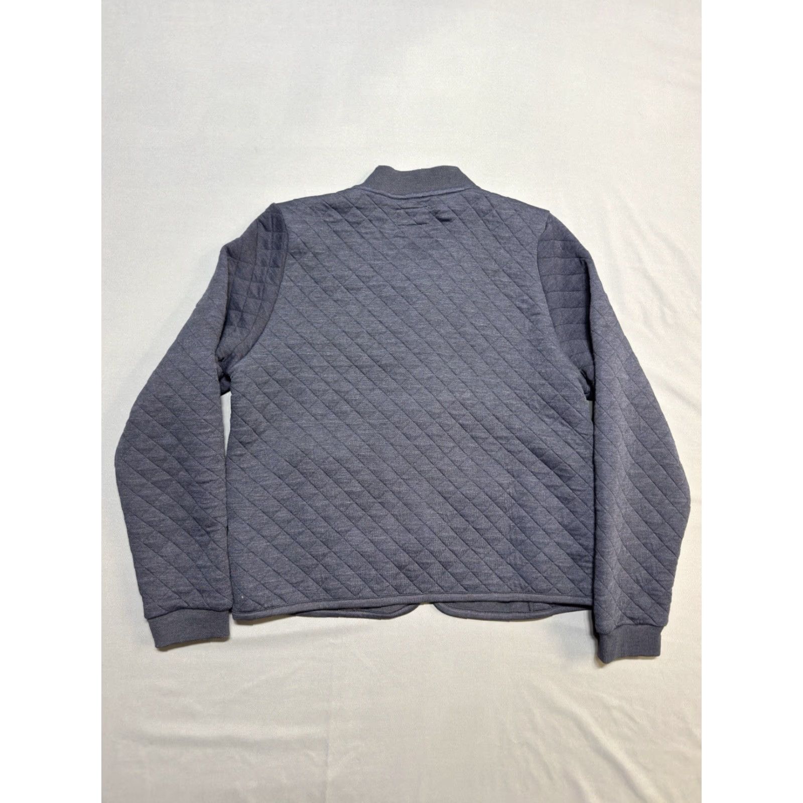 Marine Layer Marine Layer Jacket Mens L Blue Quilted Bomber Zip Up Bowerman Corbet Size US S / EU 44-46 / 1 - 2 Thumbnail