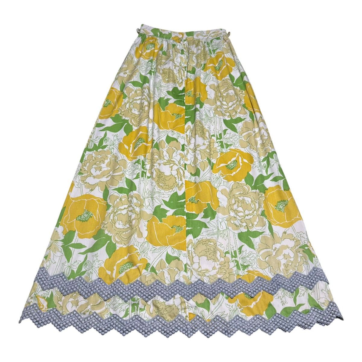 Lilly Pulitzer 70s Lilly by Lilly Pulitzer Floral Maxi Skirt Women's 8 Size 24" / US 00 / IT 34 - 1 Thumbnail