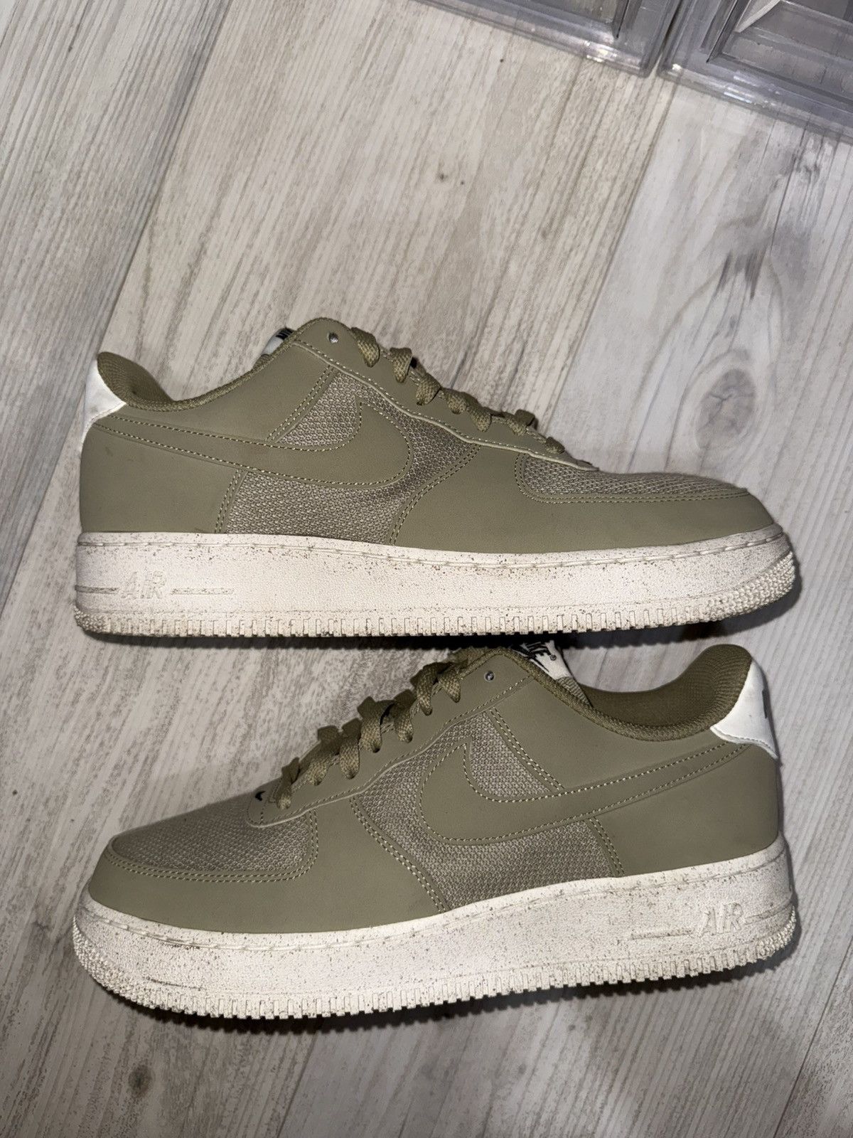 Nike Nike Air Force 1 Low ‘07 LV8 Next Nature Olive Green Sail Size US 10 / EU 43 - 2 Thumbnail