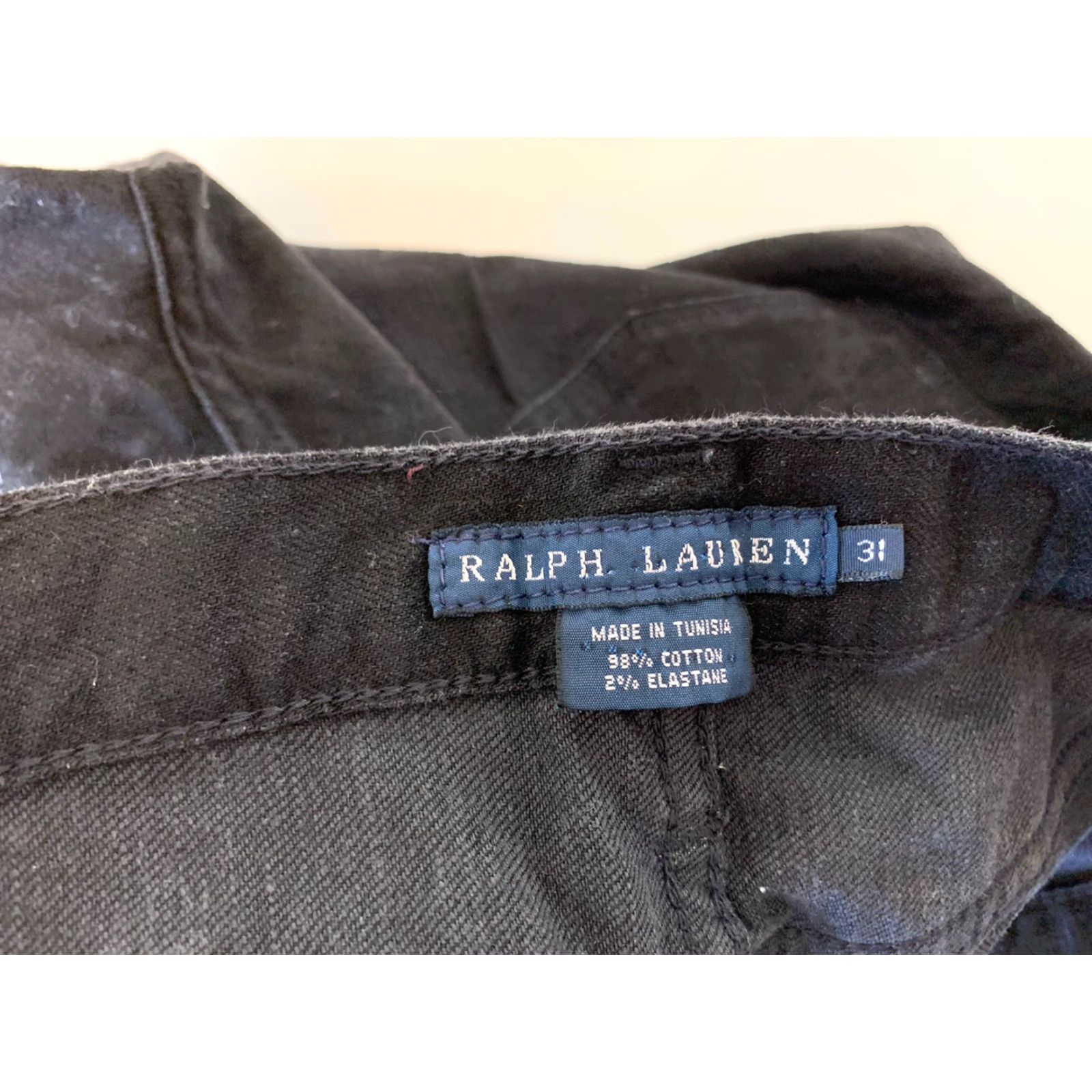 Ralph Lauren Ralph Lauren Blue Label Madison Black Wash Denim Jeans Women's 31 Bootcut Size 24" / US 00 / IT 34 - 3 Thumbnail