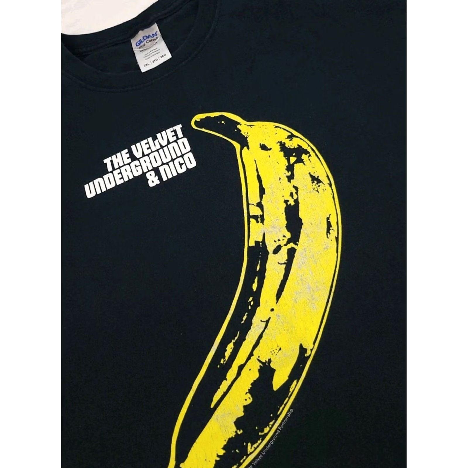 Gildan VINTAGE Velvet Underground & Nico Banana Print T Shirt Rock USA Mens XL Black Velvet Underground & Nico Banana Print T Shirt Vintage Rock Tee Size US XL / EU 56 / 4 - 3 Thumbnail