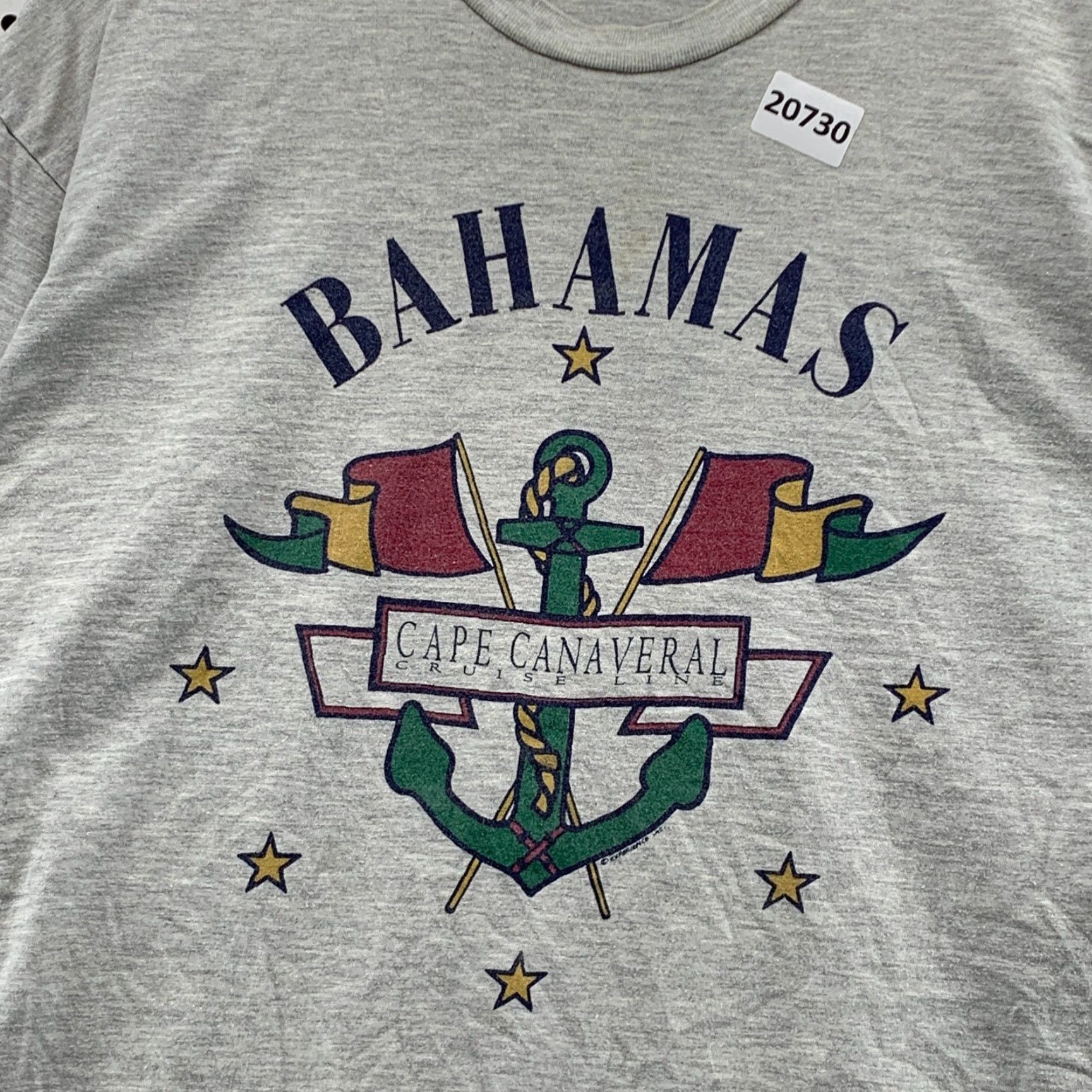 Vintage VINTAGE CHAMP Bahamas Shirt Gray Short Sleeve 2XL TEE Destination Mens Size US XXL / EU 58 / 5 - 7 Thumbnail