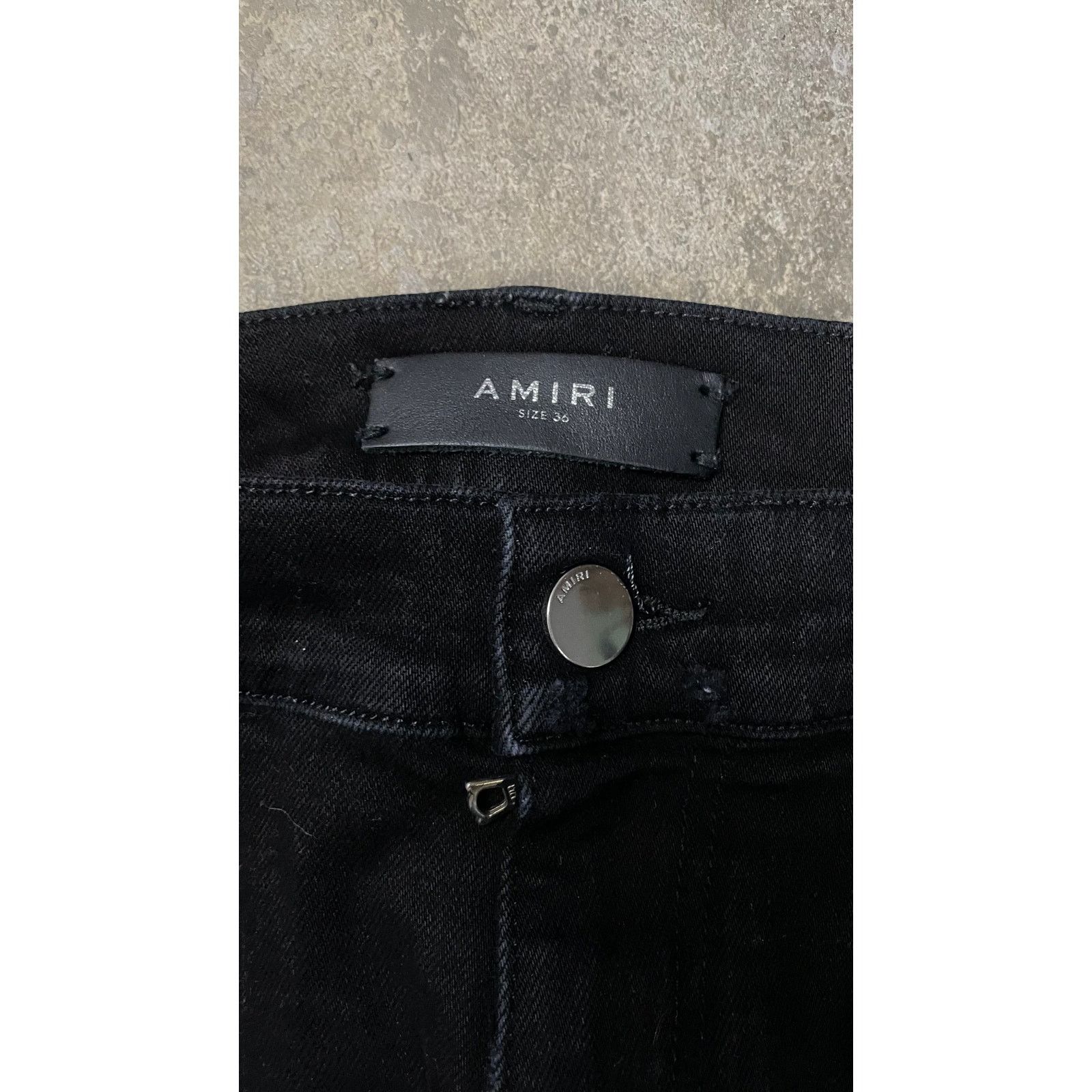 Amiri Amiri Jeans Black White Stripe Used 36 Size US 36 / EU 52 - 2 Thumbnail