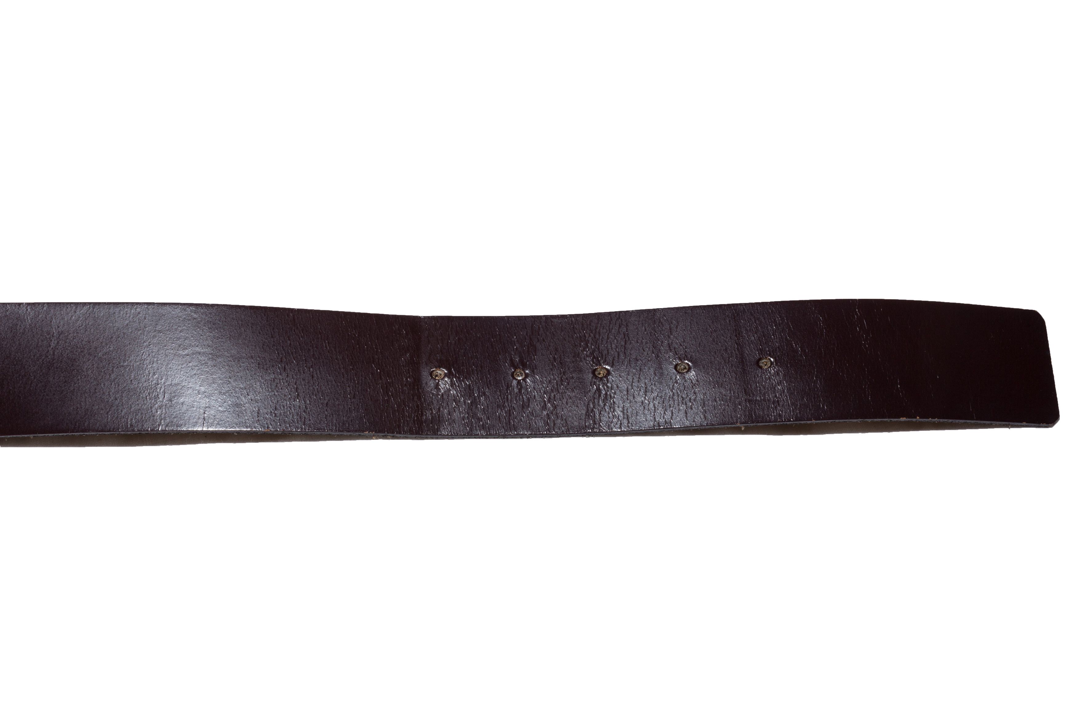 Issey Miyake COWHIDE SIMPLE PATENT LAYERED ROLL BELT Size 32 - 4 Thumbnail
