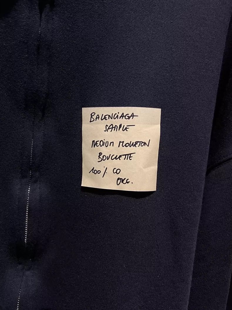Balenciaga Balenciaga Balenciaga ZipUp Hoodie in Black -2507 Size US L / EU 52-54 / 3 - 2 Thumbnail