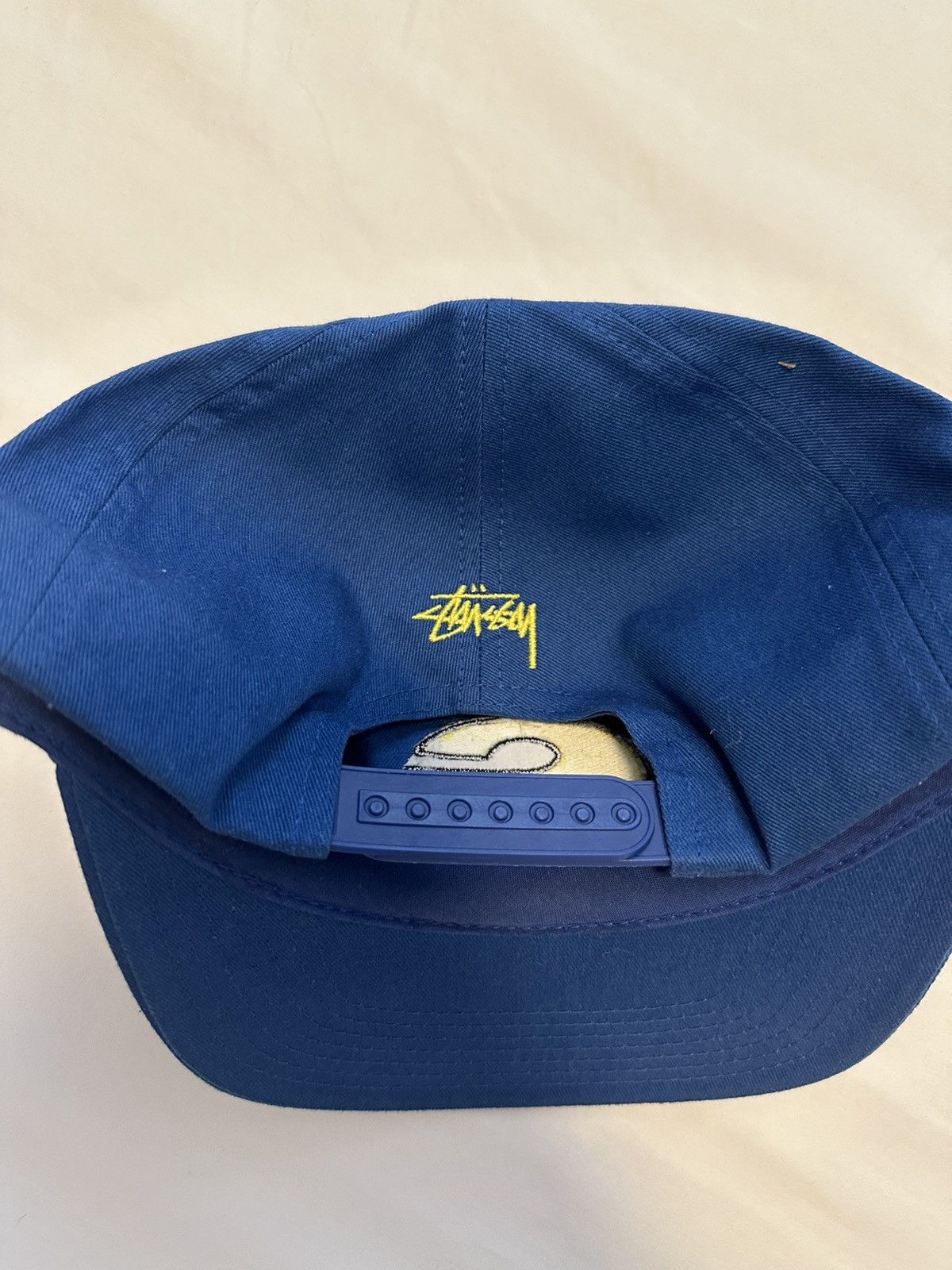 Stussy Stussy Logo SnapBack: Blue/Yellow Size ONE SIZE - 3 Thumbnail
