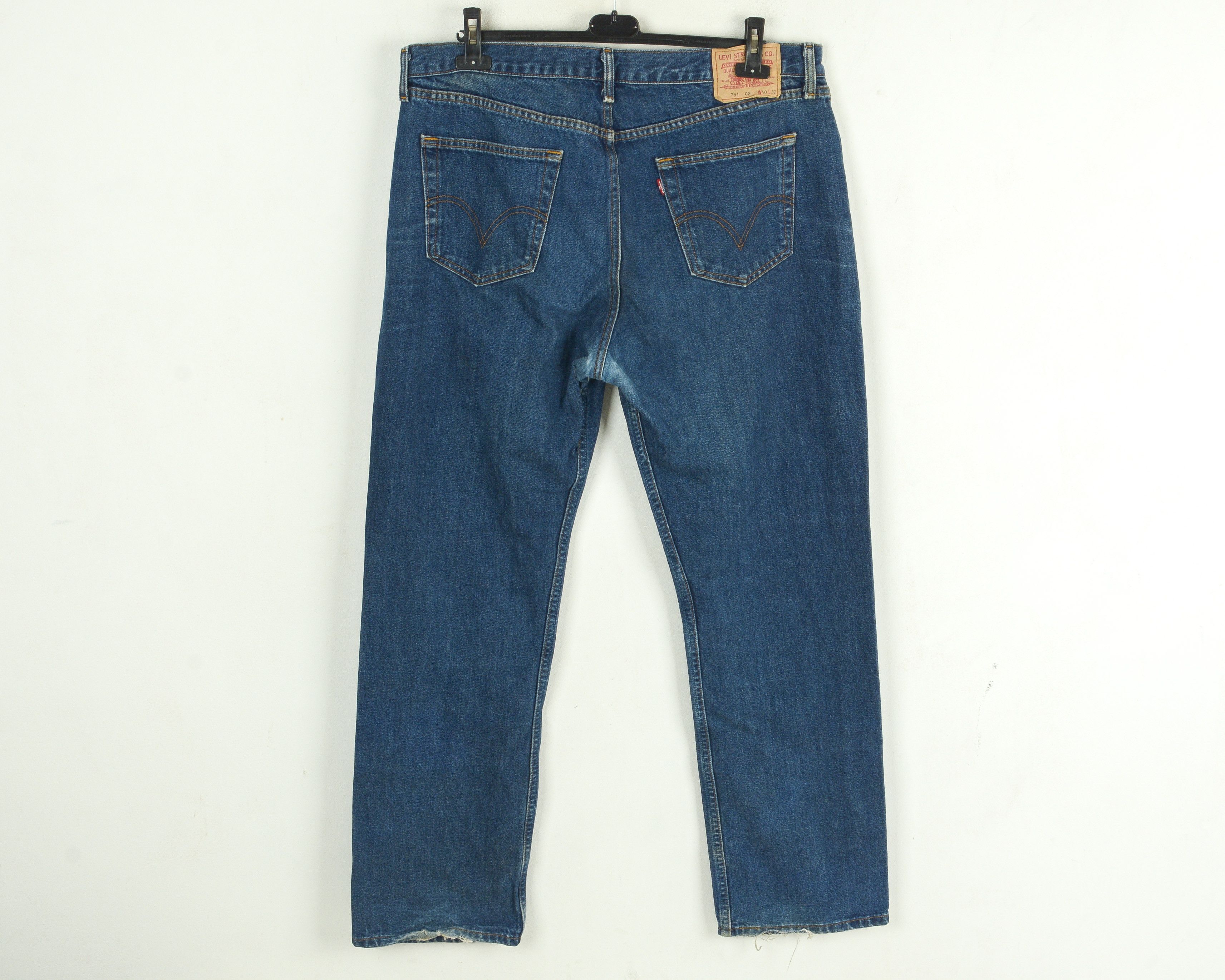 Levi's 751 02 men W40 L32 Reg Straight Jeans Denim Pants Trousers Size US 40 / EU 56 - 8 Thumbnail