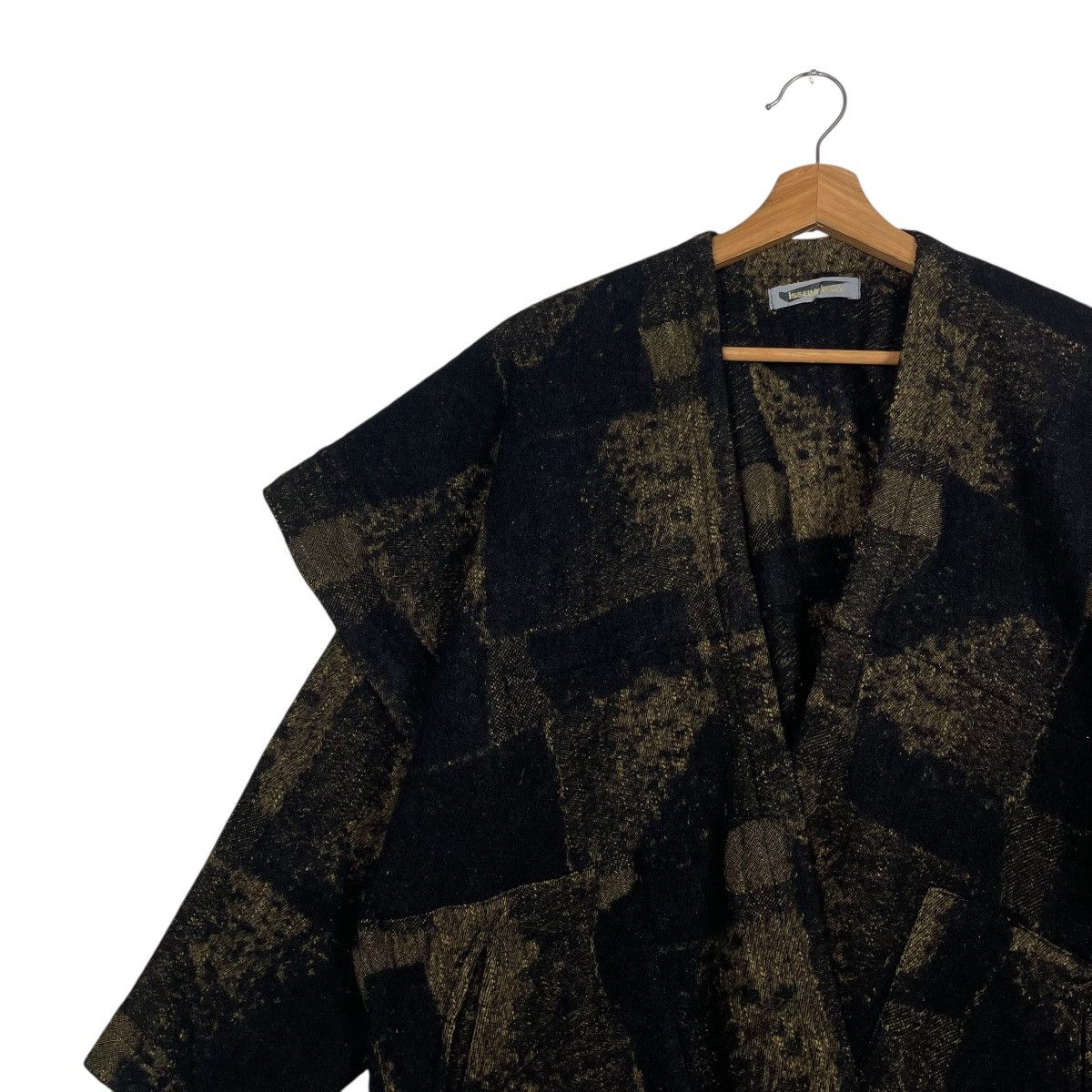 Issey Miyake Vintage 80s Issey Miyake Asymmetrical Wool Jacket Size US M / EU 48-50 / 2 - 6 Thumbnail