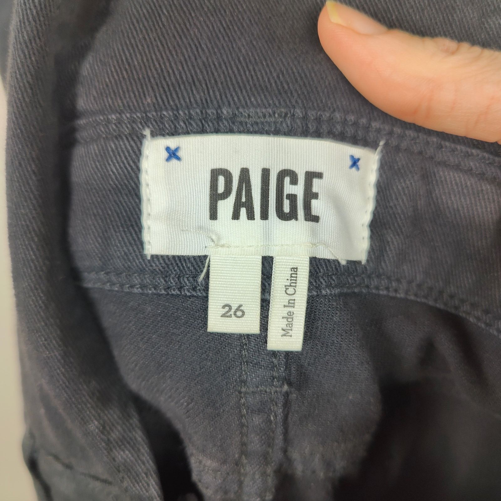 Paige Paige Sierra Overalls Womens 26 Vintage Black Straight Leg Size 26" / US 2 / IT 38 - 5 Thumbnail